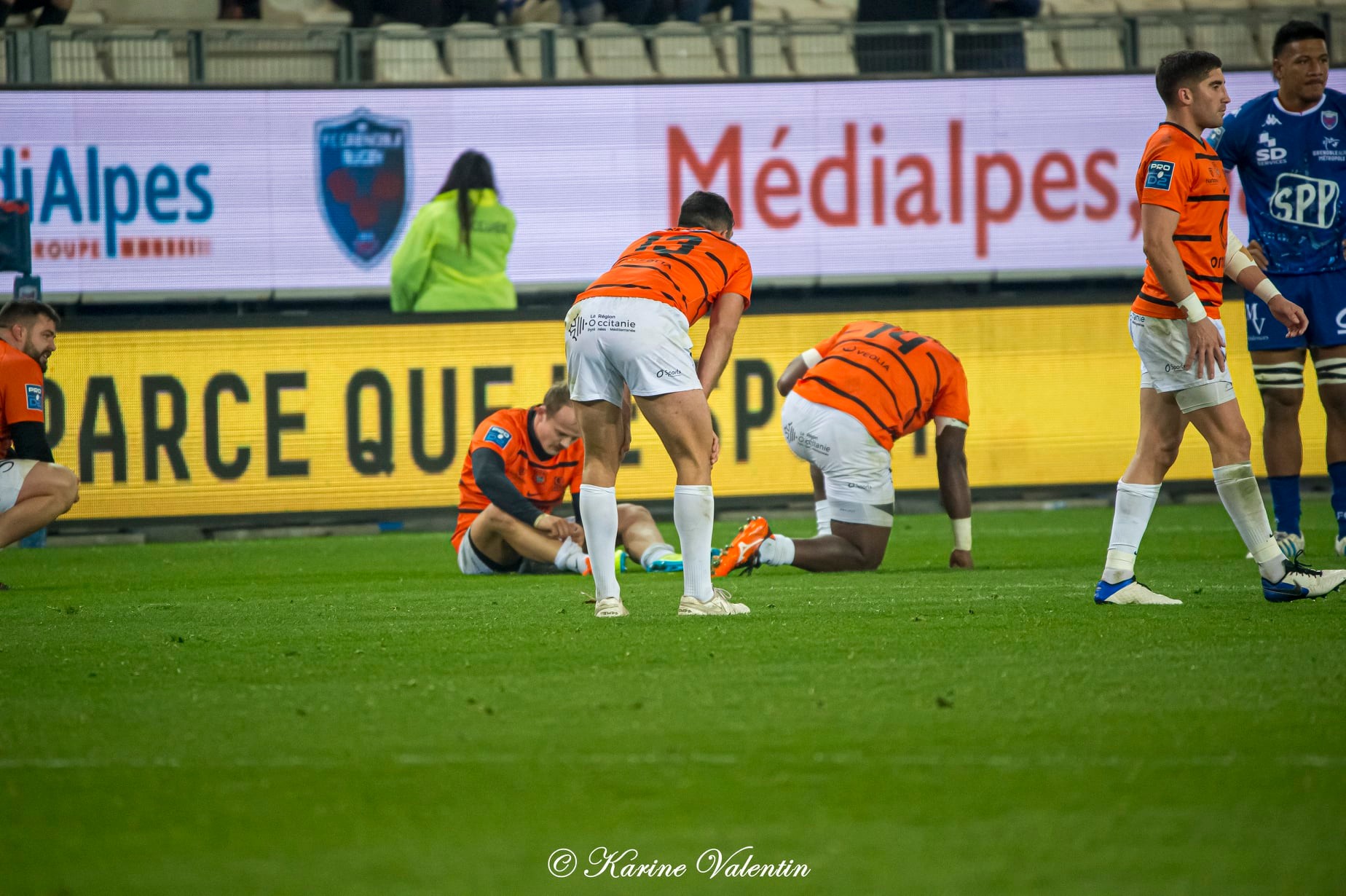  Racing Club Narbonnais -  - Rugby -  (#GrenobleVsNarbonne2021Nov) Photo by: Karine Valentin | Siuxy Sports 2021-11-26