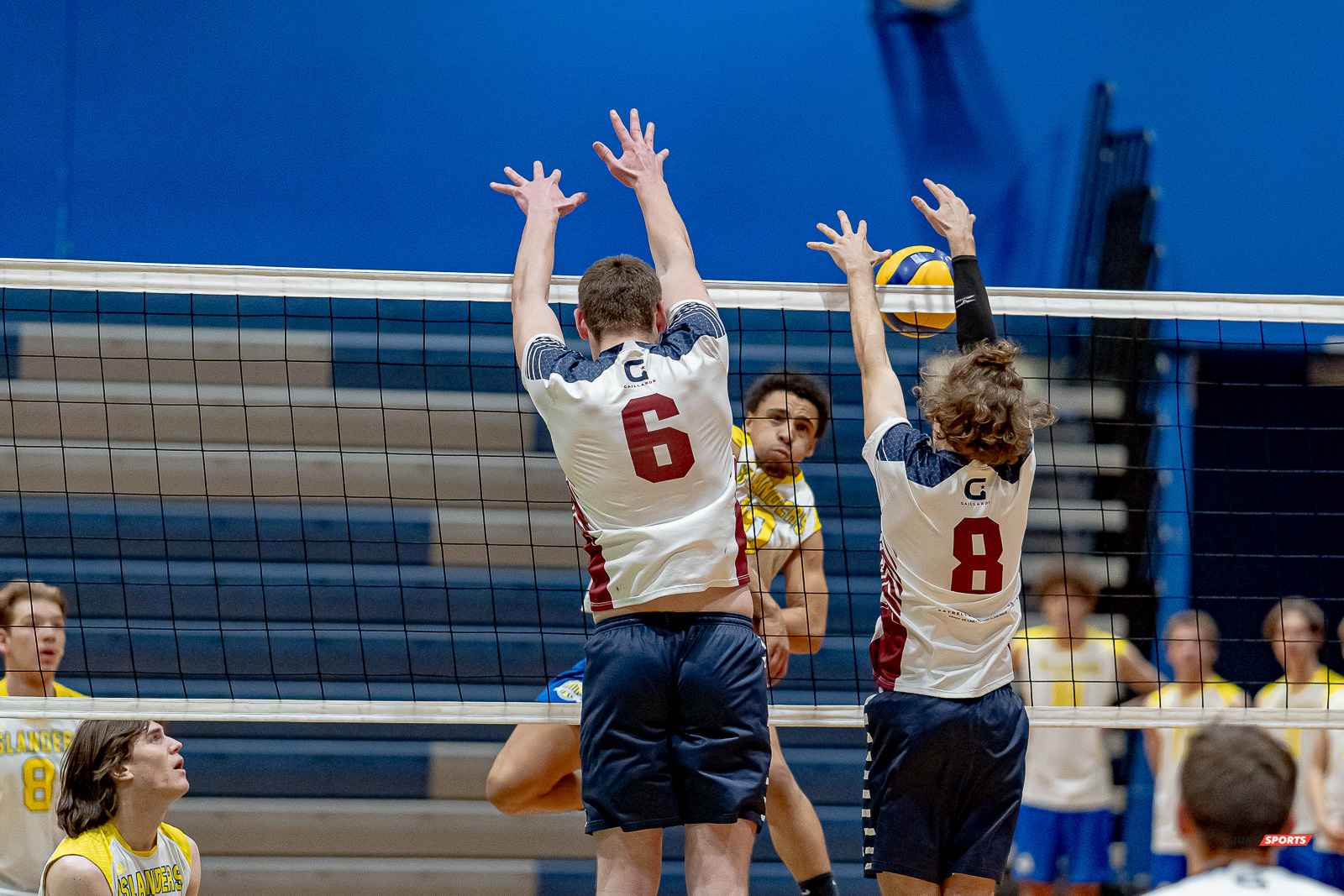  Cégep de l'Abitibi-Témiscamingue - College John Abbott - Volleyball - RSEQ - VOLLEYBALL C M D2 SUD-OUEST - TOURNOI 4 - SECTION A - Gaillards (2) VS (1) ISLANDERS (#RSEQVoll2022ABIJAC) Photo by: Dan Taylor-Morin | Siuxy Sports 2022-12-04