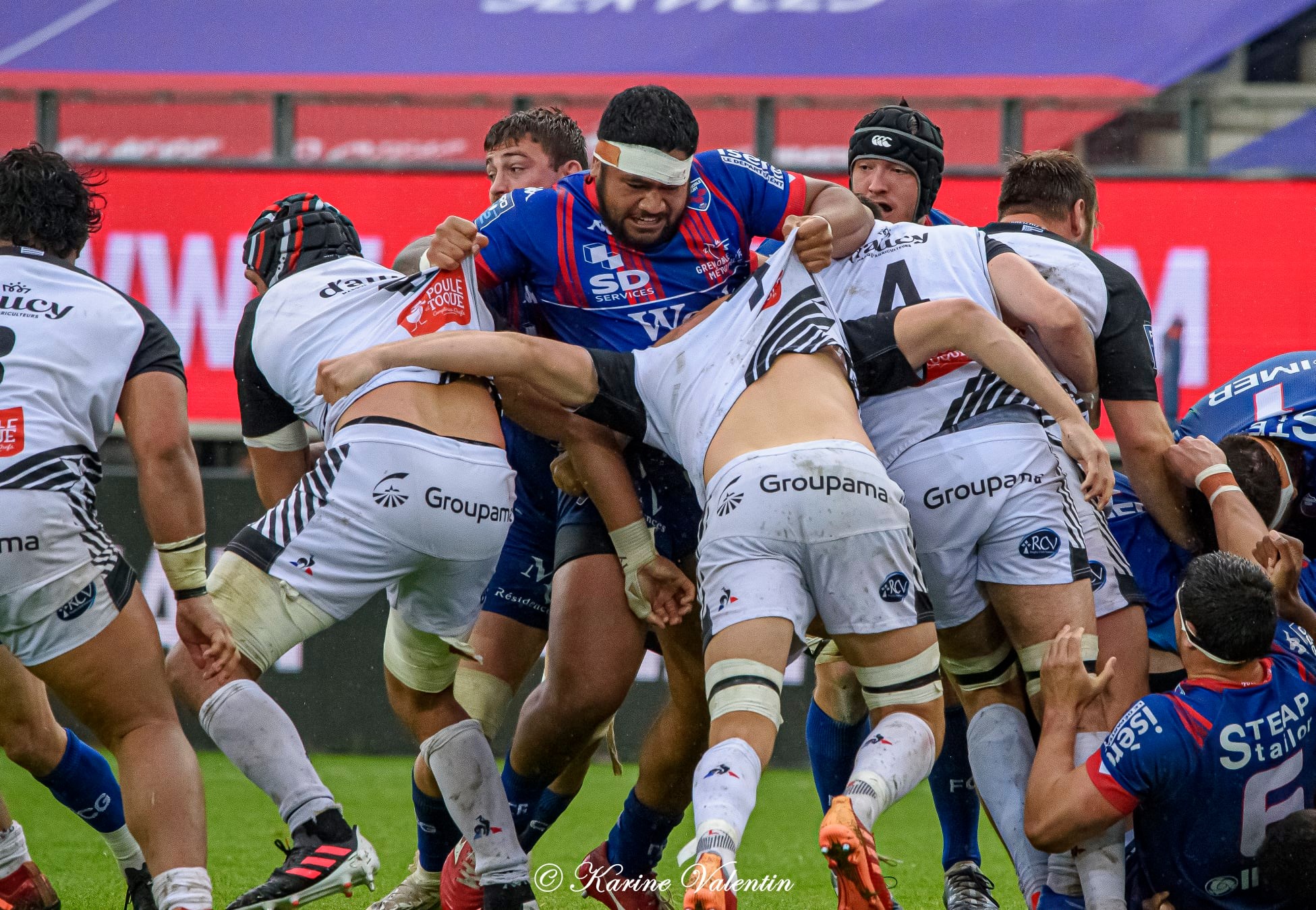 Arthur CHRISTIENNE - Toma'akino TAUFA -  FC Grenoble Rugby - RC Vannes - Rugby - Grenoble Vs Vannes (#FCGvsRCVmai2021) Photo by: Karine Valentin | Siuxy Sports 2021-05-11