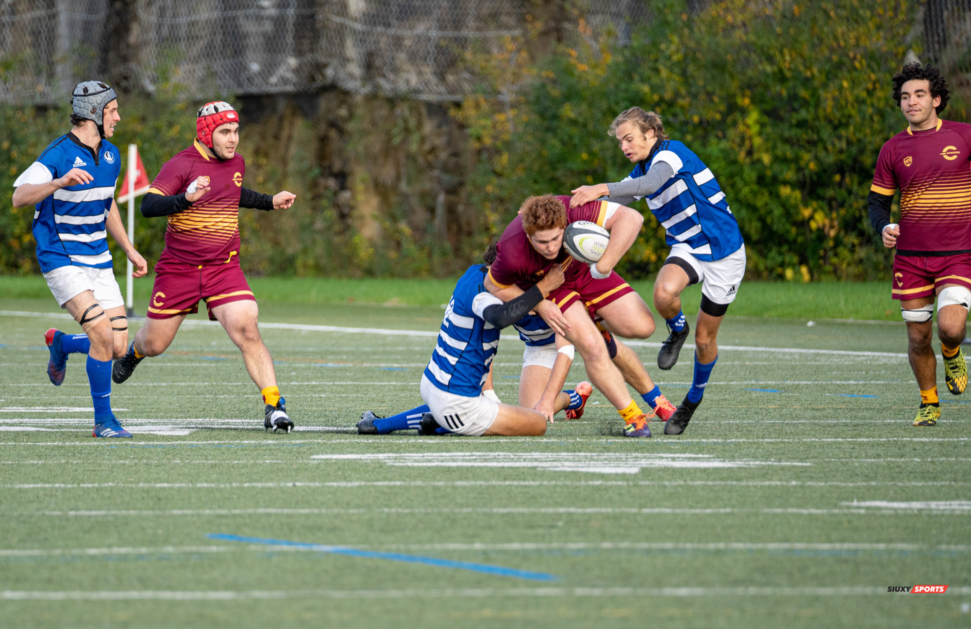 Romain SAUVÉ - Tye WALLACE -  Université de Montréal - Université Concordia - Rugby -  (#UdeMvsConcordia2021M) Photo by:  | Siuxy Sports 2021-10-23