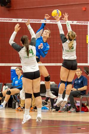 RSEQ - Volley Fém (D2) - UQAC (3) vs (1) UQO - Reel 1