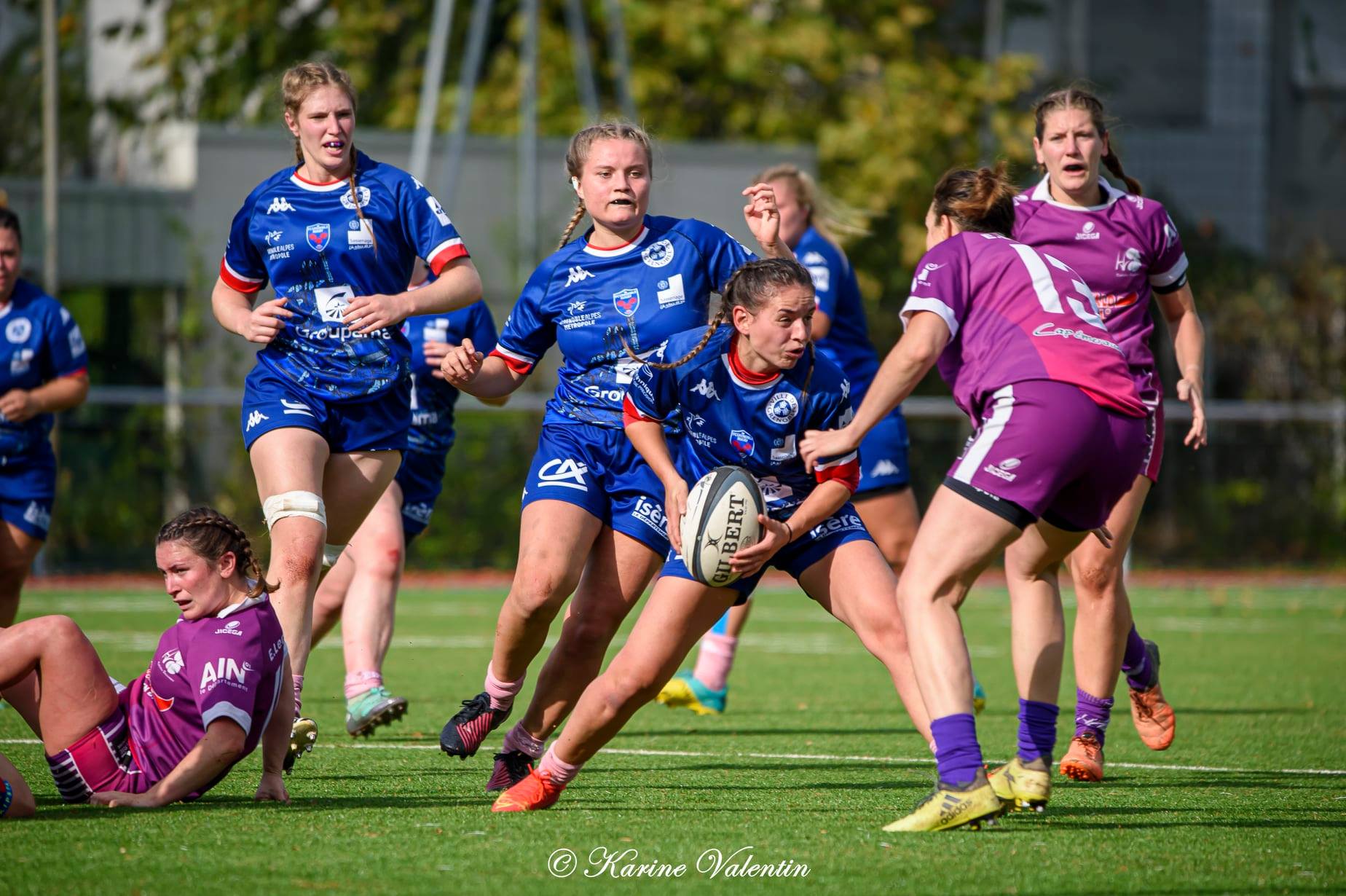 Elena MASERA -  FC Grenoble Rugby - US Bressane Pays de l'Ain - Rugby - Grenoble Amazones vs Bourg en Bresse - F1 (#AmazonesVsUSBPA2021oct) Photo by: Karine Valentin | Siuxy Sports 2021-10-10