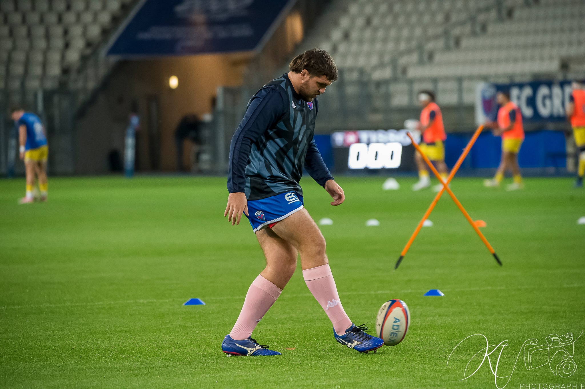 Eli EGLAINE -  FC Grenoble Rugby - USON Nevers - Rugby - FC GRENOBLE RUGBY (19) VS USON NEVERS (18) - 2022 (#FCGvsUSONm22022) Photo by: Karine Valentin | Siuxy Sports 2022-10-27