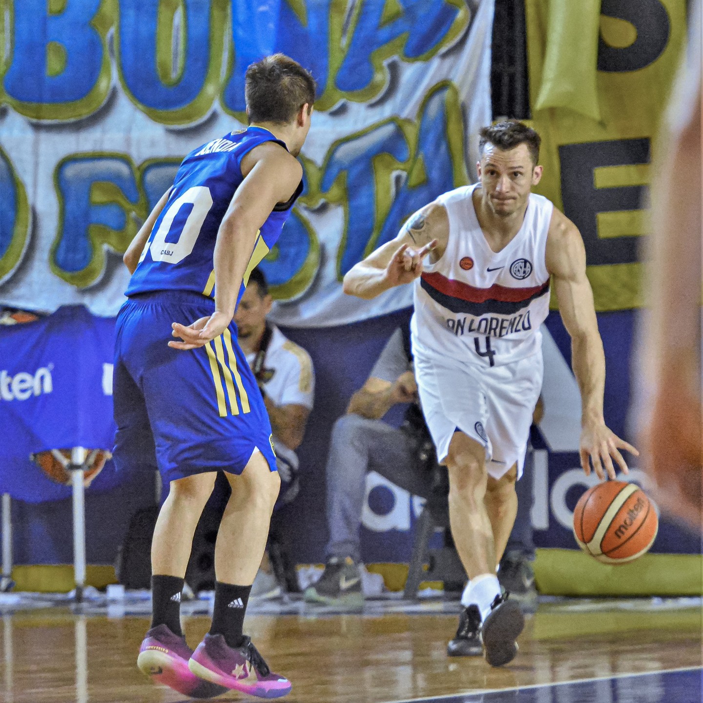  Club Atlético Boca Juniors - Club Atlético San Lorenzo - Basketball - Boca Vs San Lorenzo -  Playoffs reclasificación de la LNB - 2do juego (#CABJvCASLA2022) Photo by: Julián Marcelo Figueras | Siuxy Sports 2022-04-26