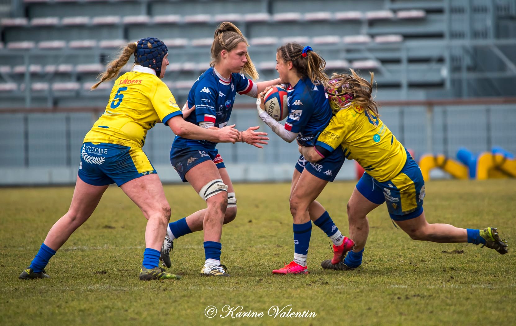 FC Grenoble Rugby - ASM Romagnat rugby féminin - Rugby - Grenoble Amazones vs ASM Romagnat (#FCGVsASMRomagnat2022) Photo by: Karine Valentin | Siuxy Sports 2022-02-06