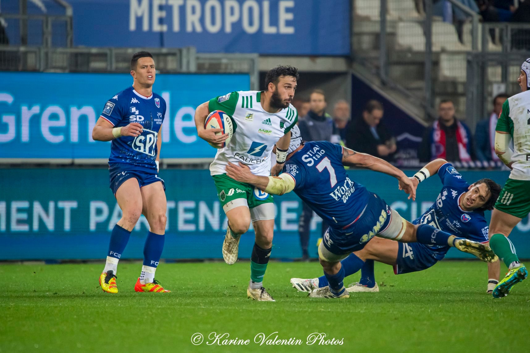  FC Grenoble Rugby - US Montauban - Rugby - FC Grenoble (22) vs (21) US Montauban - 2022  (#FCGvsUSM2022avr) Photo by: Karine Valentin | Siuxy Sports 2022-04-08