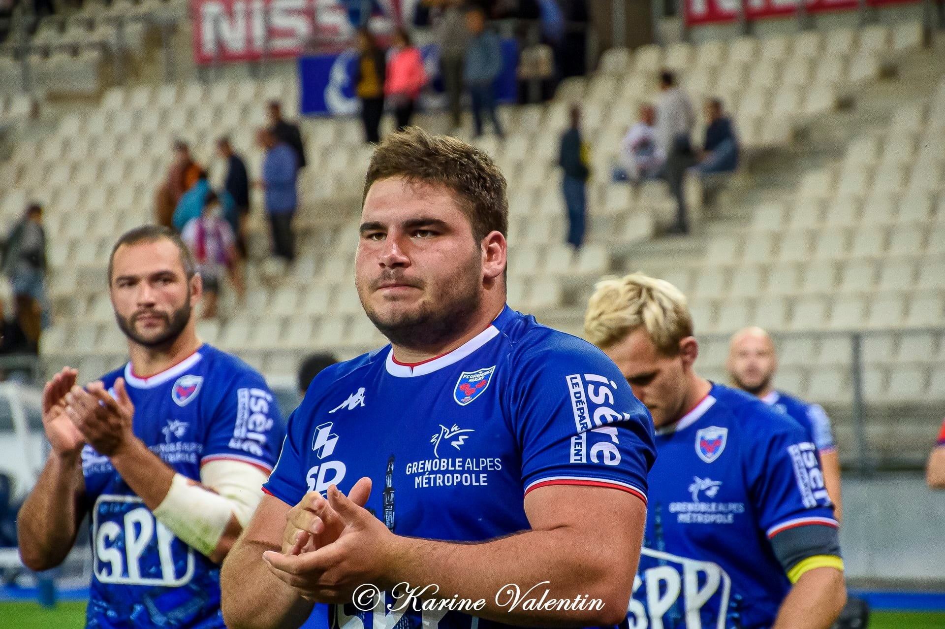 Steeve BLANC-MAPPAZ - Regis MONTAGNE -  FC Grenoble Rugby -  - Rugby - Grenoble Vs Oyonnax (#FCGvsUSORoct2021) Photo by: Karine Valentin | Siuxy Sports 2021-08-27