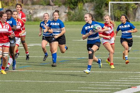 RSEQ Rugby Fem - U. de Montréal (70) vs (3) McGill - Reel A1 - 1er mi-temps