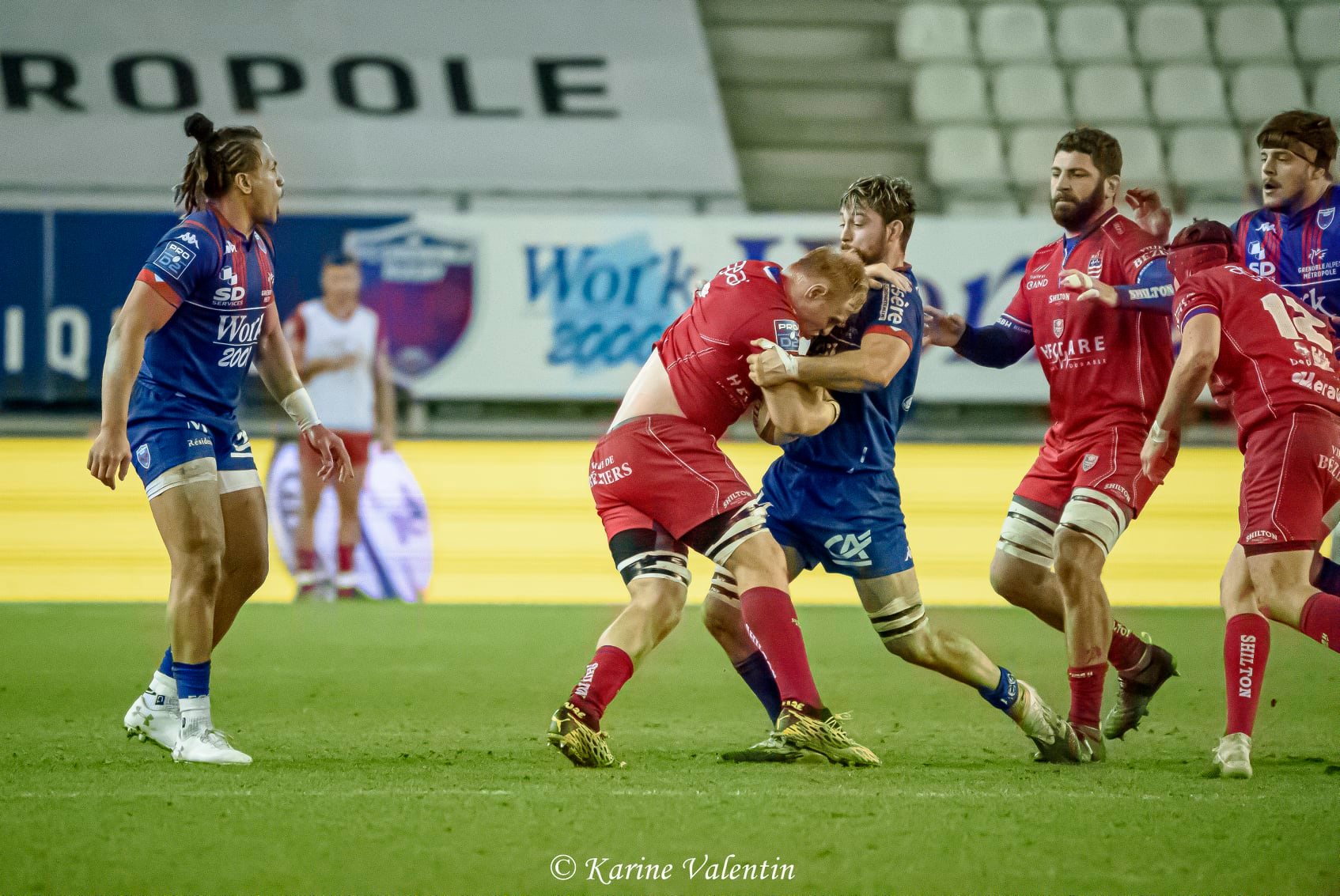  FC Grenoble Rugby - AS Béziers Hérault - Rugby - FC Grenoble VS ASBH (#GrenobleASBH2021jan) Photo by: Karine Valentin | Siuxy Sports 2021-01-29