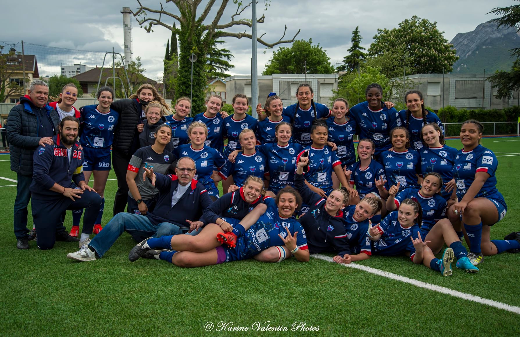  FC Grenoble Rugby - Lyon Olympique Universitaire - Rugby - U18 FCG Amazones (52) vs (0) LOU (#U18AmazonesVsLOU) Photo by: Karine Valentin | Siuxy Sports 2022-04-23