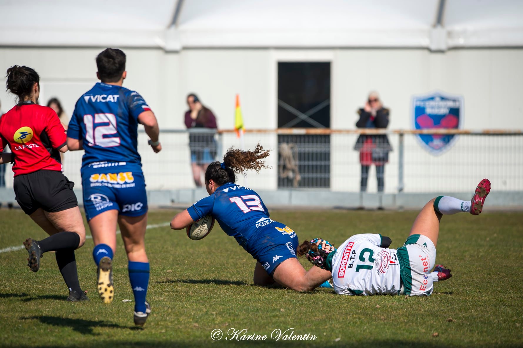  FC Grenoble Rugby - Section Paloise - Rugby - Grenoble Amazones vs PAU Lons (#FCGVsSectPaloise2022) Photo by: Karine Valentin | Siuxy Sports 2022-03-06