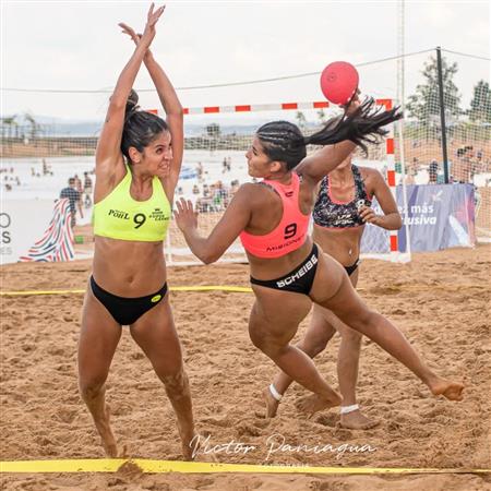 Cobertura del partido del equipo de Posadas Handball, por VHP