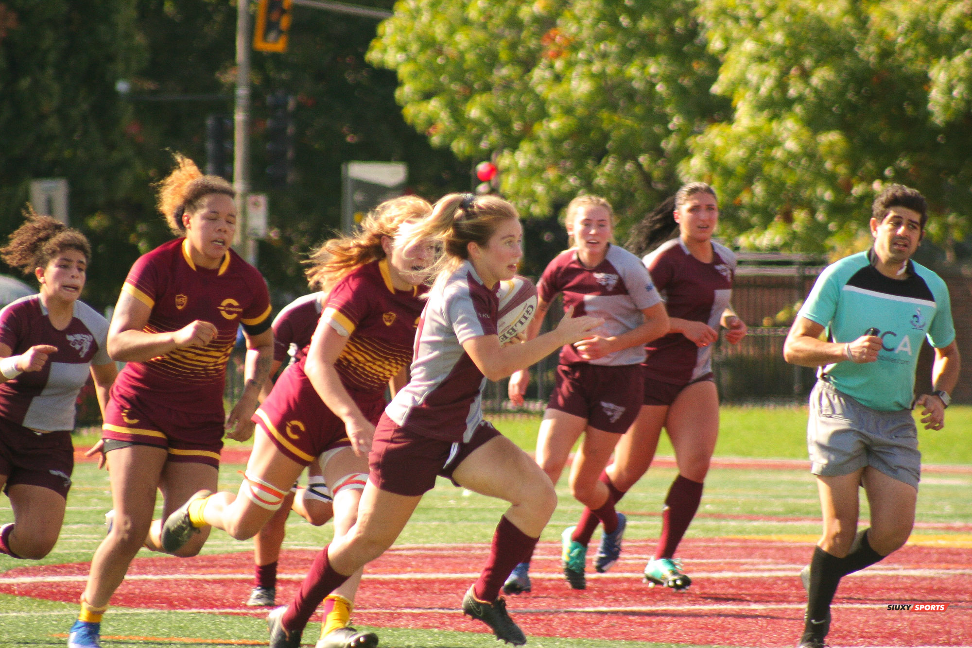 Ambre MAH-FIFI - Alec MONTEALEGRE -  Université Concordia - Université Ottawa - Rugby -  (#ConcordiaVsOttawa2021w) Photo by:  | Siuxy Sports 2021-10-17