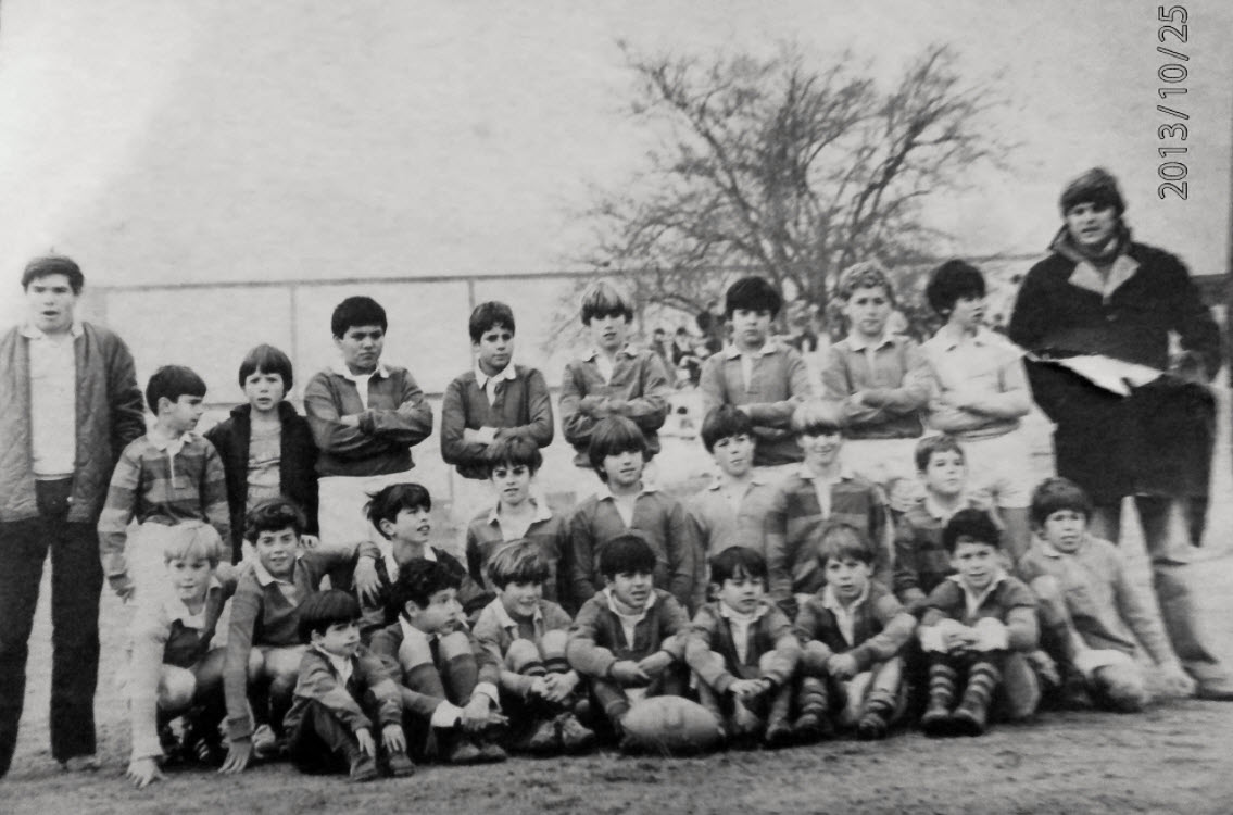 Hugo BOGETTI - Alejandro FORRESTER - Duncan FORRESTER - Martin GOROSITO - Facundo ORTIZ -  Curupaytí Club de Rugby -  - Rugby - Egresados 1968 y 1969 () Photo by:  | Siuxy Sports 1977-12-31