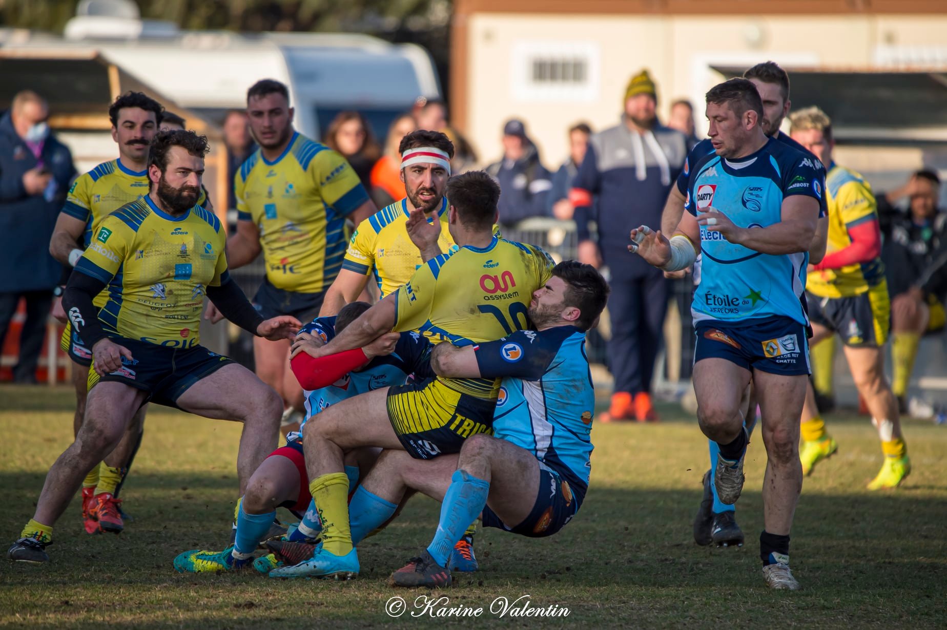  Saint-Marcellin Sports - Rugby Club Tricastin - Rugby - Saint-Marcellin vs Tricastin - Équipe 1 (#SMSvsRCT2022Eq1) Photo by: Karine Valentin | Siuxy Sports 2022-02-13