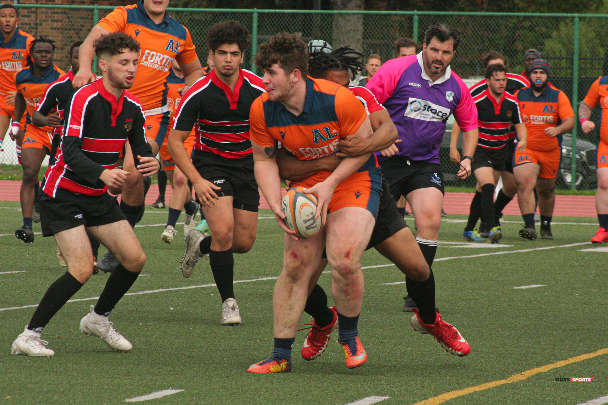 Craig BEEMER - Jean-Baptiste HEBERT -  Cégep André Laurendeau - Cégep Vanier - Rugby -  (#ALvsVanier2021M) Photo by:  | Siuxy Sports 2021-10-10