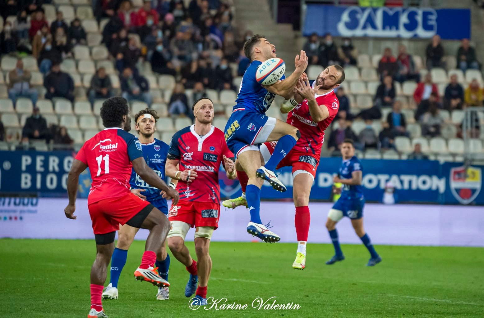  FC Grenoble Rugby - Stade Aurillacois - Rugby - FC Grenoble Rugby vs Stade Aurillacois - 2022 (#FCGvsSA2022R02) Photo by: Karine Valentin | Siuxy Sports 2022-02-18