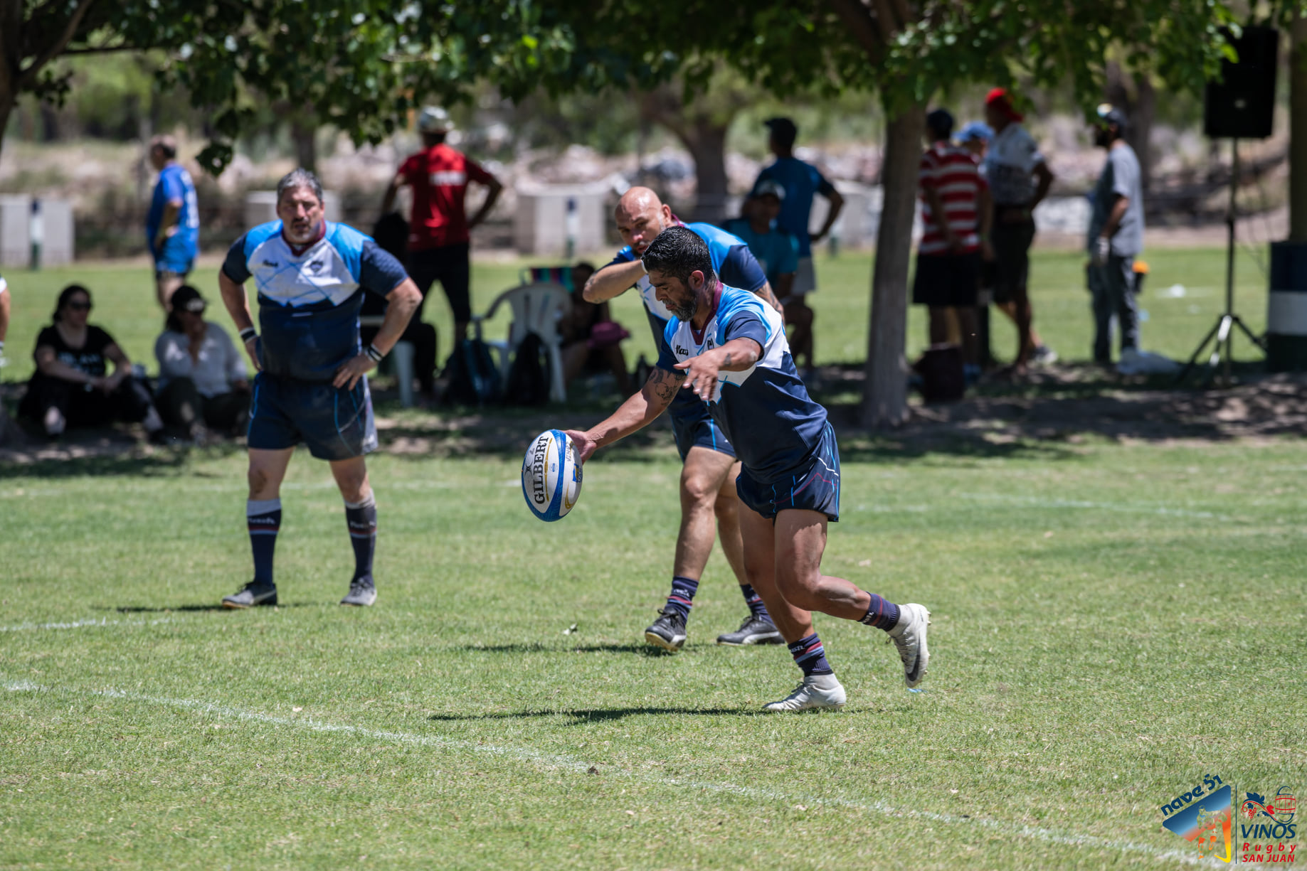 Nicolas Joaquin ESPINDOLA - Ariel KRAUS -  VARBA - Verracos - RugbyV - 51 Nacional de Veteranos de Rugby San Juan - VARBA vs Verracos (#51NaVeSJ21VARBAvVerracos) Photo by: Diego van Domselaar | Siuxy Sports 2021-11-15