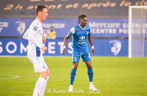 Souleymane Cissé - Soccer - GF38 vs AJ Auxerre  - Grenoble Foot 38 - AJ Auxerroise