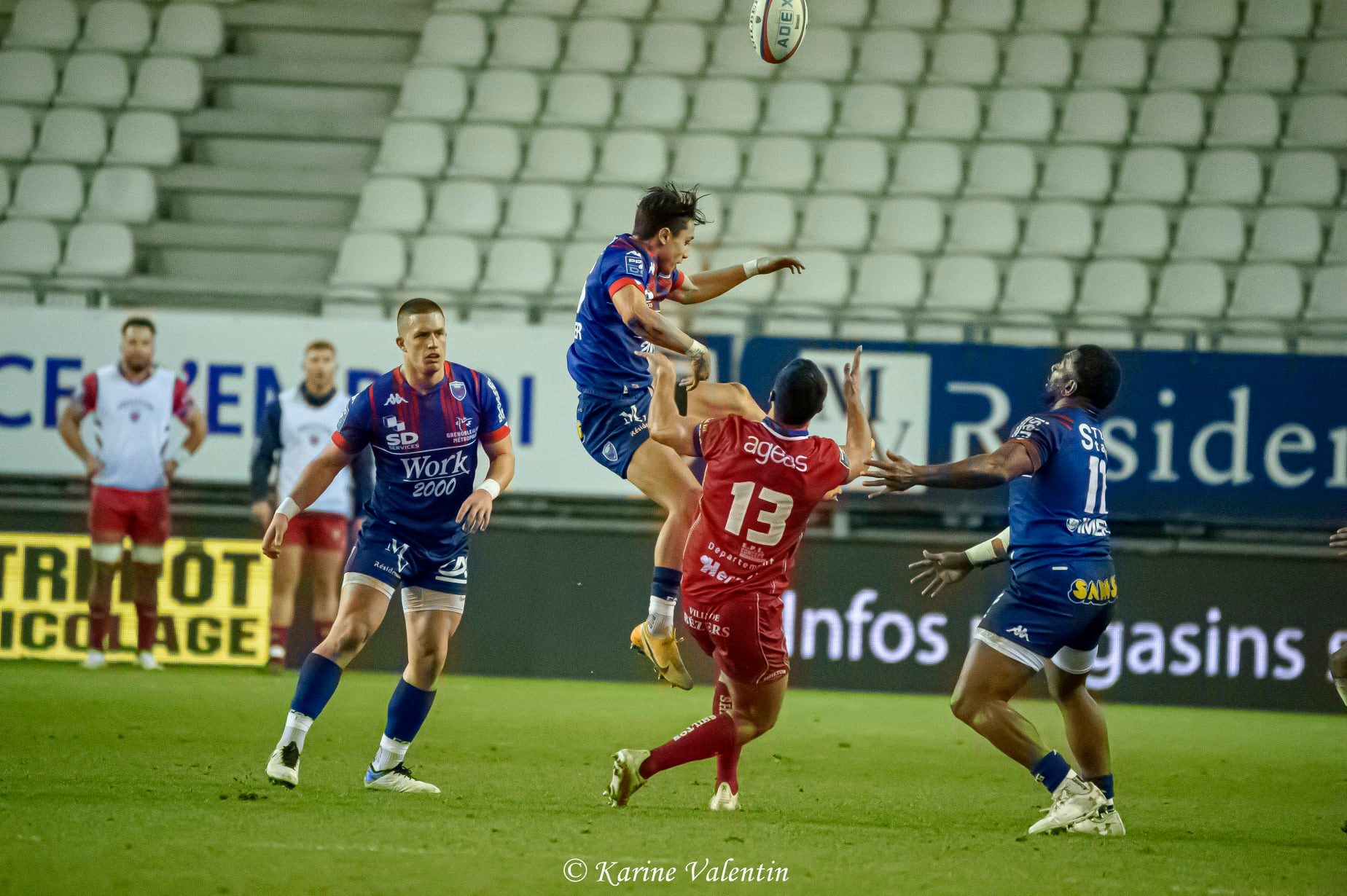  FC Grenoble Rugby - AS Béziers Hérault - Rugby - FC Grenoble VS ASBH (#GrenobleASBH2021jan) Photo by: Karine Valentin | Siuxy Sports 2021-01-29