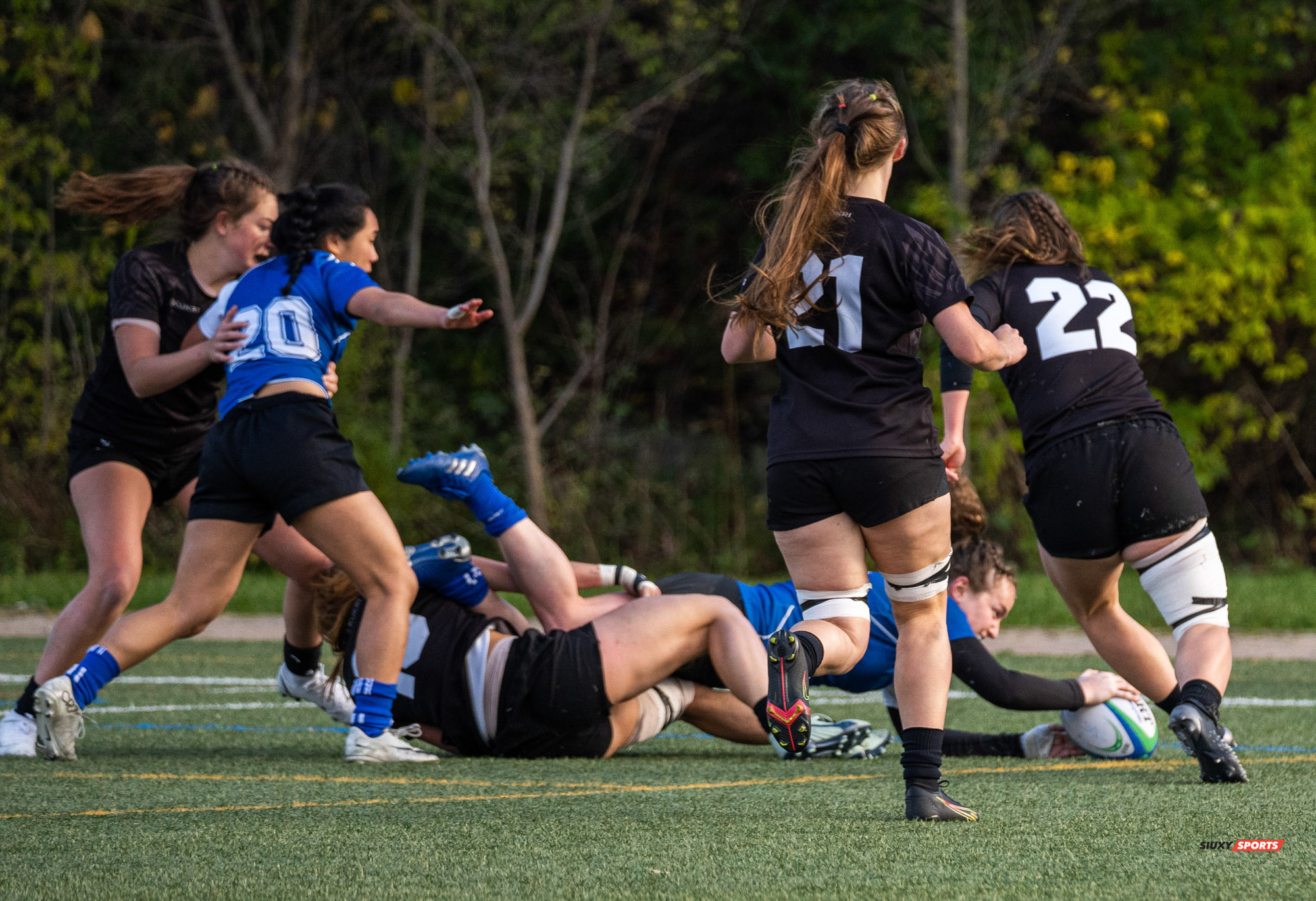Valérie LANGEVIN -  Université de Montréal - Université Carleton - Rugby -  (#3UdeMvsCarletonF) Photo by:  | Siuxy Sports 2021-11-07