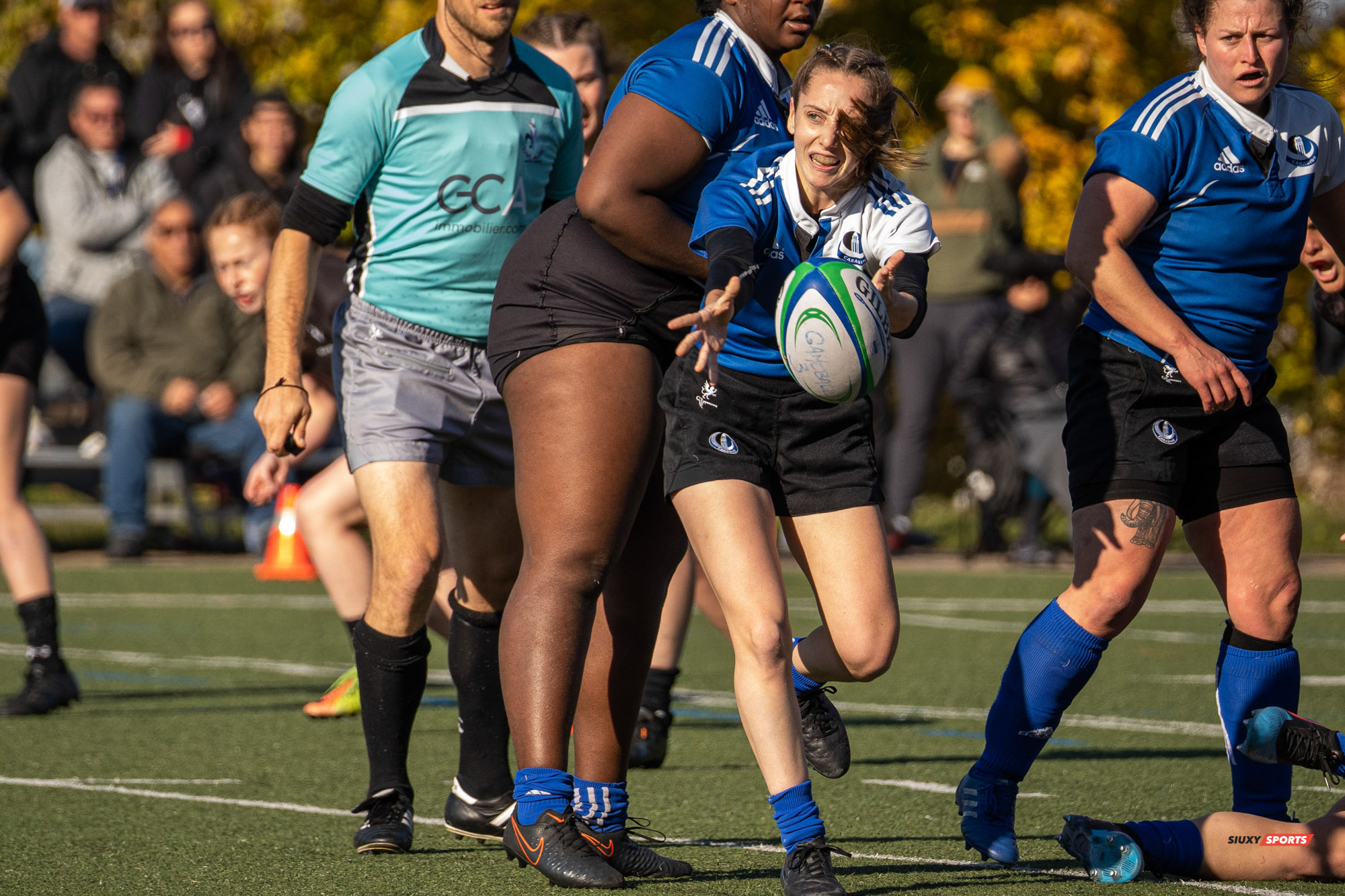 Maude LANOIE -  Université de Montréal - Université Carleton - Rugby -  (#3UdeMvsCarletonF) Photo by:  | Siuxy Sports 2021-11-07