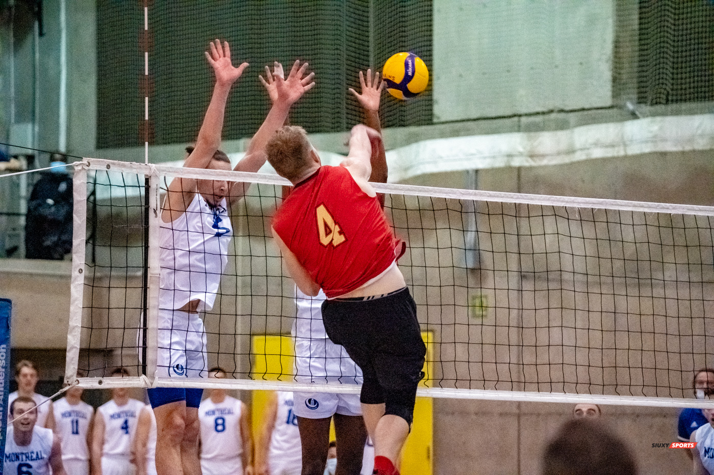 Philippe BORDENAVE - Max LOSIER -  Université de Montréal - Université Laval - Volleyball - Université de Montréal (3) vs Université Laval (2) (#CarabinsVsRgeOr2022VolleyM) Photo by:  | Siuxy Sports 2022-03-05