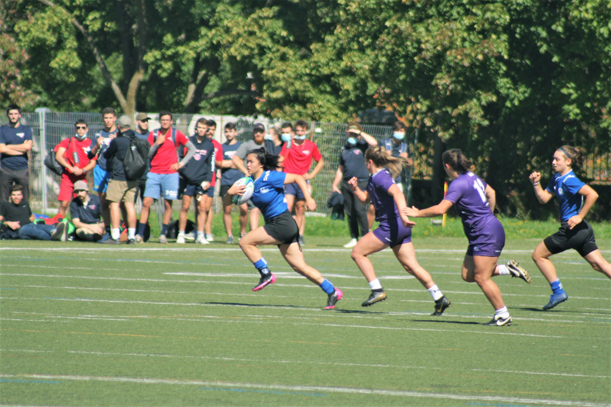 Camille BANNAY - Marie-Li LAPIERRE -  Université de Montréal - Bishop's University - Rugby -  (#UdeMvsBishopW2021) Photo by:  | Siuxy Sports 2021-09-19
