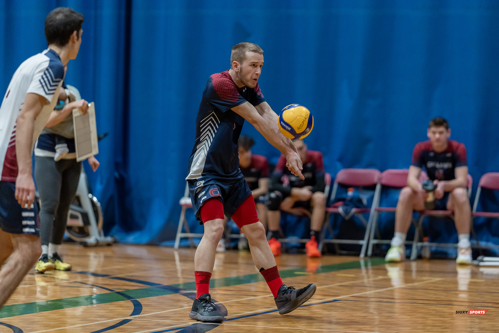 Yannick MURRAY -  Cégep de l'Abitibi-Témiscamingue - College Dawson - Volleyball - RSEQ - Volleyball C M D2 Sud-Ouest - Tournoi 4 - Section A - Gaillards (2) vs (0) Blues (#RSEQVoll2022ABIDAW) Photo by: Dan Taylor-Morin | Siuxy Sports 2022-12-04