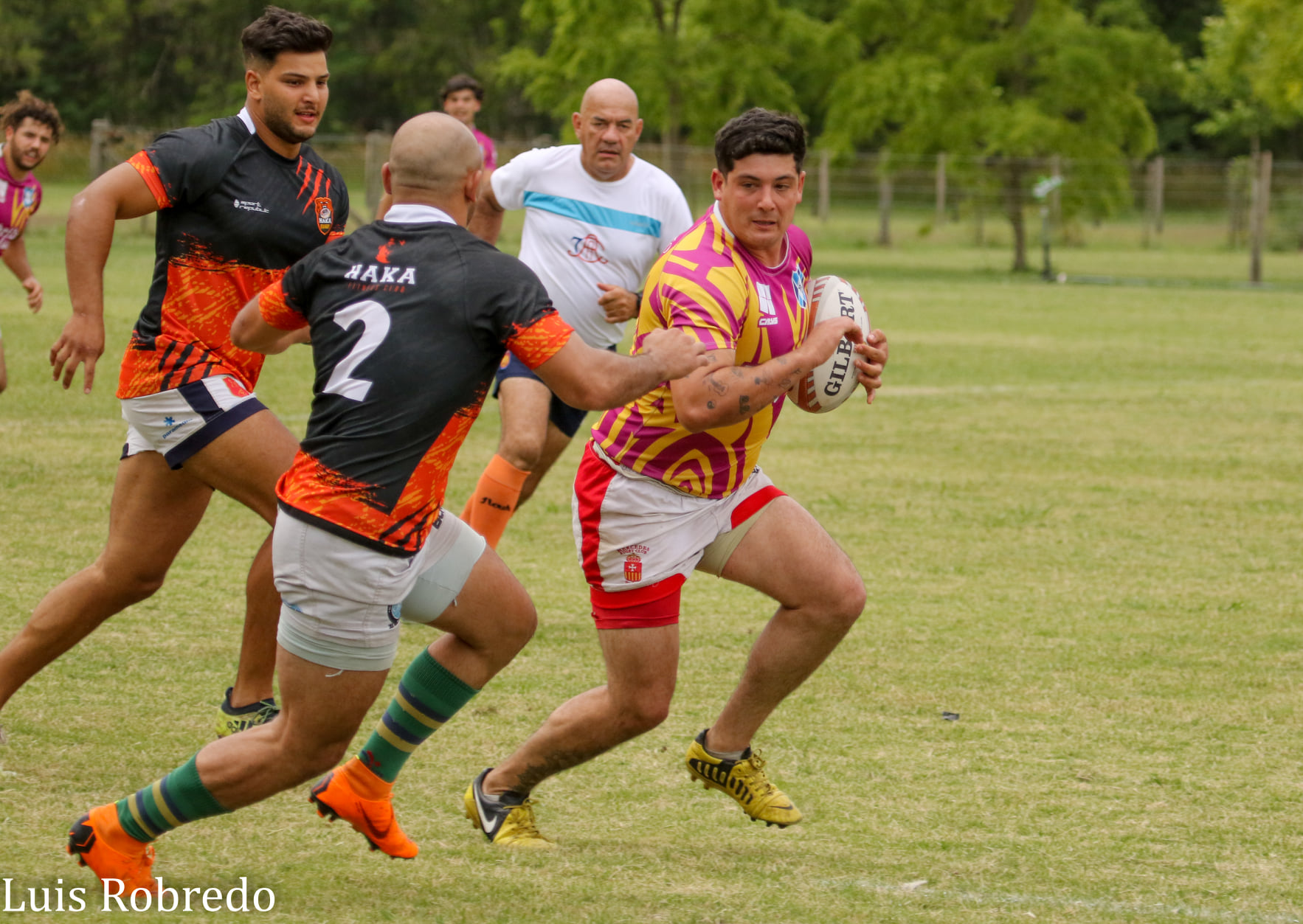  Haka Fitness Club - Luján Rugby Club - Rugby - Seven de la Tradición 2021 - San Antonio de Areco (#SevenTradicion2021-HakaVsLRC) Photo by: Luis Robredo | Siuxy Sports 2021-12-05
