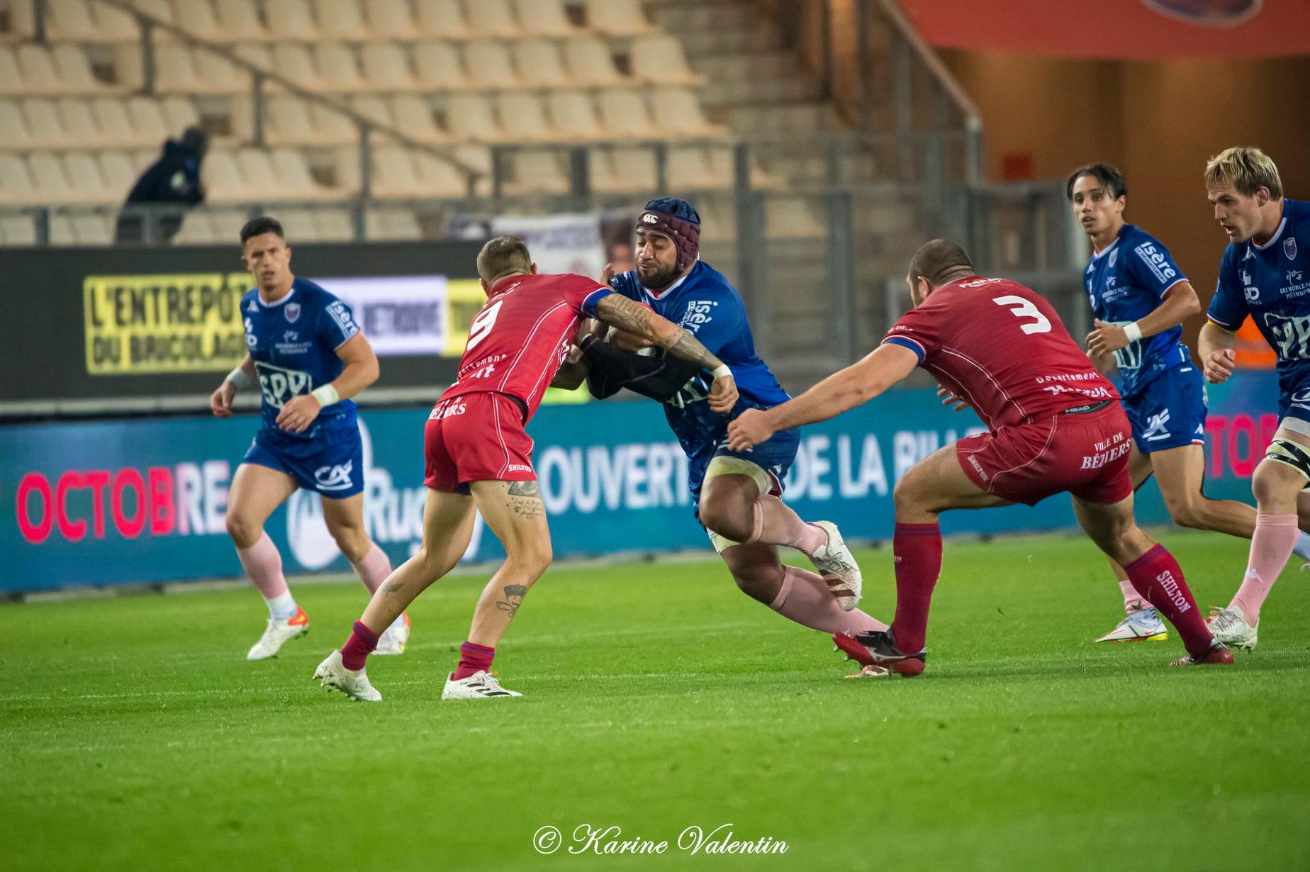  FC Grenoble Rugby - AS Béziers Hérault - Rugby - FC Grenoble Rugby vs. AS Béziers Hérault (#FCGvsASBHoct2021) Photo by: Karine Valentin | Siuxy Sports 2021-10-15