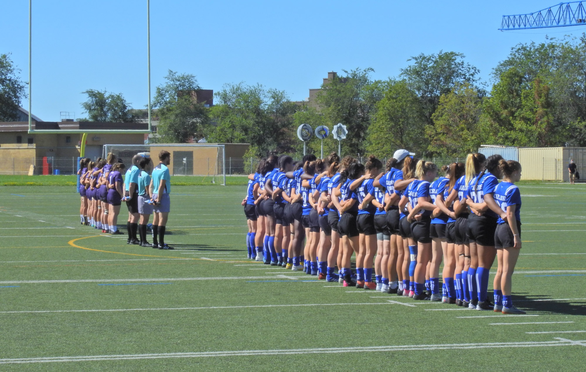 James ACKER - William LAPIERRE - Alec MONTEALEGRE -  Université de Montréal - Bishop's University - Rugby -  (#UdeMvsBishopW2021) Photo by:  | Siuxy Sports 2021-09-19