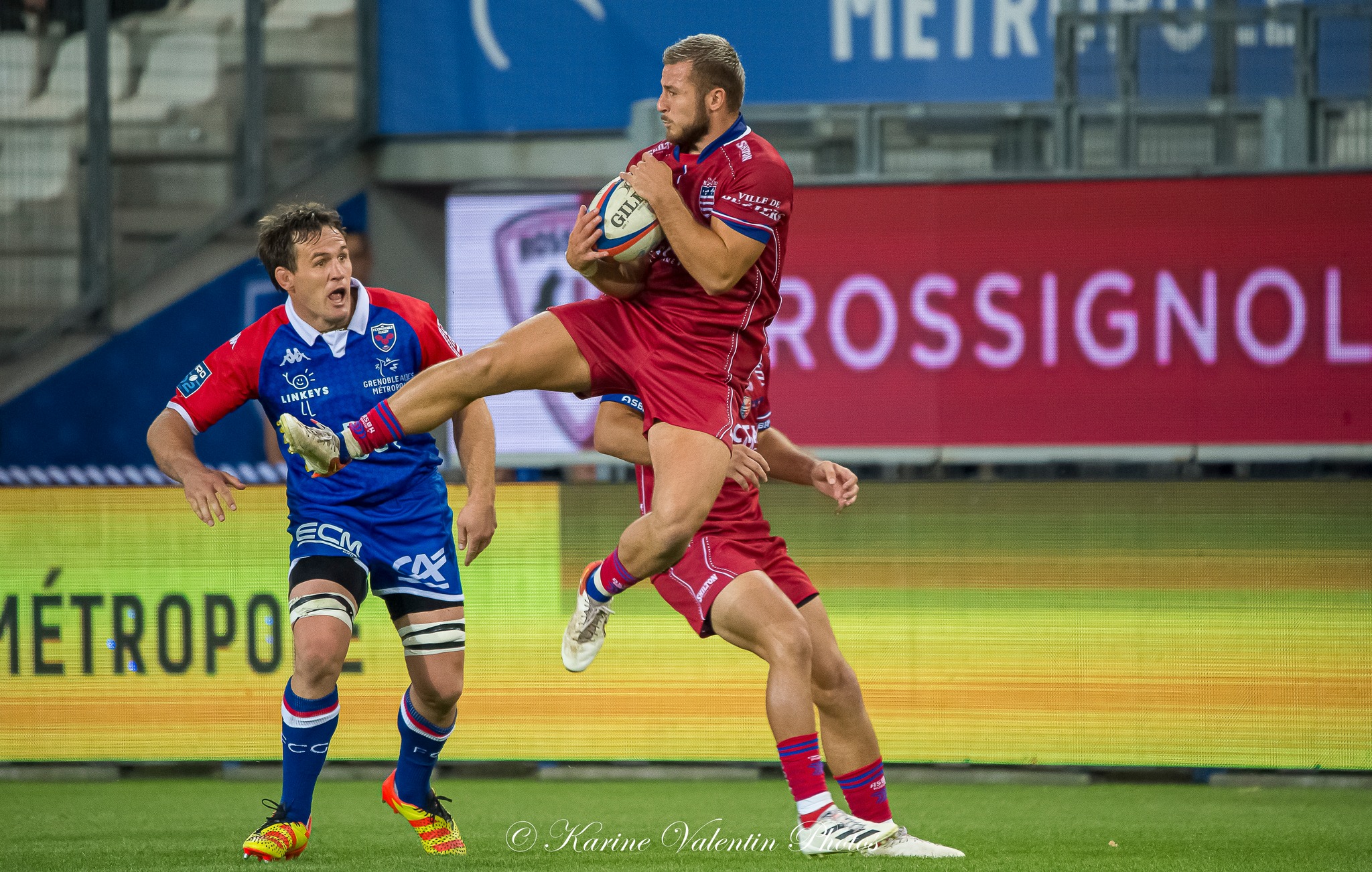Marnus SCHOEMAN -  FC Grenoble Rugby - AS Béziers Hérault - Rugby - FC GRENOBLE RUGBY (19) VS (15) AS BÉZIERS HÉRAULT (#FCGvsASBHaou2022) Photo by: Karine Valentin | Siuxy Sports 2022-08-26