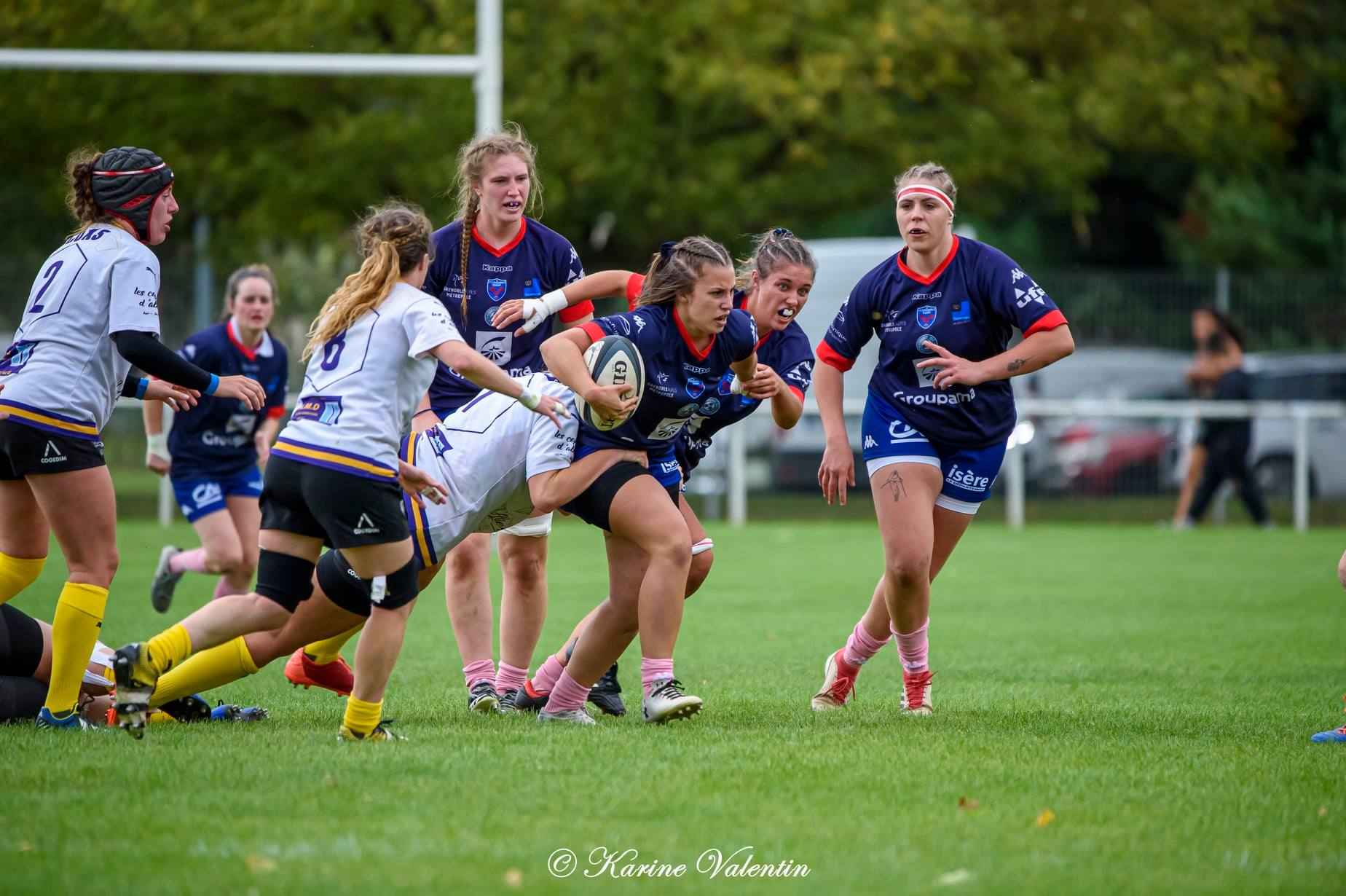 FC Grenoble Rugby - GUC-SMH - Rugby - Grenoble Amazones vs GUC-SMH (#AmazonesVsGUCSMH2021oct) Photo by: Karine Valentin | Siuxy Sports 2021-10-03