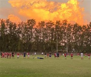 Atardecer en el entrenamiento de Curupa