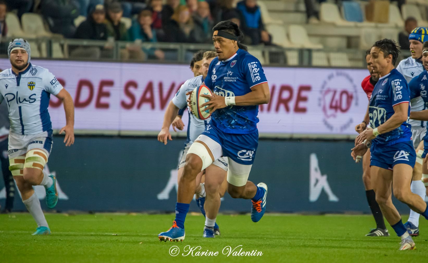 Tanginoa HALAIFONUA -  FC Grenoble Rugby - USON Nevers - Rugby - FC Grenoble Rugby (34) vs USON Nevers (10) - 2022 (#FCGvsUSON2022) Photo by: Karine Valentin | Siuxy Sports 2022-03-04