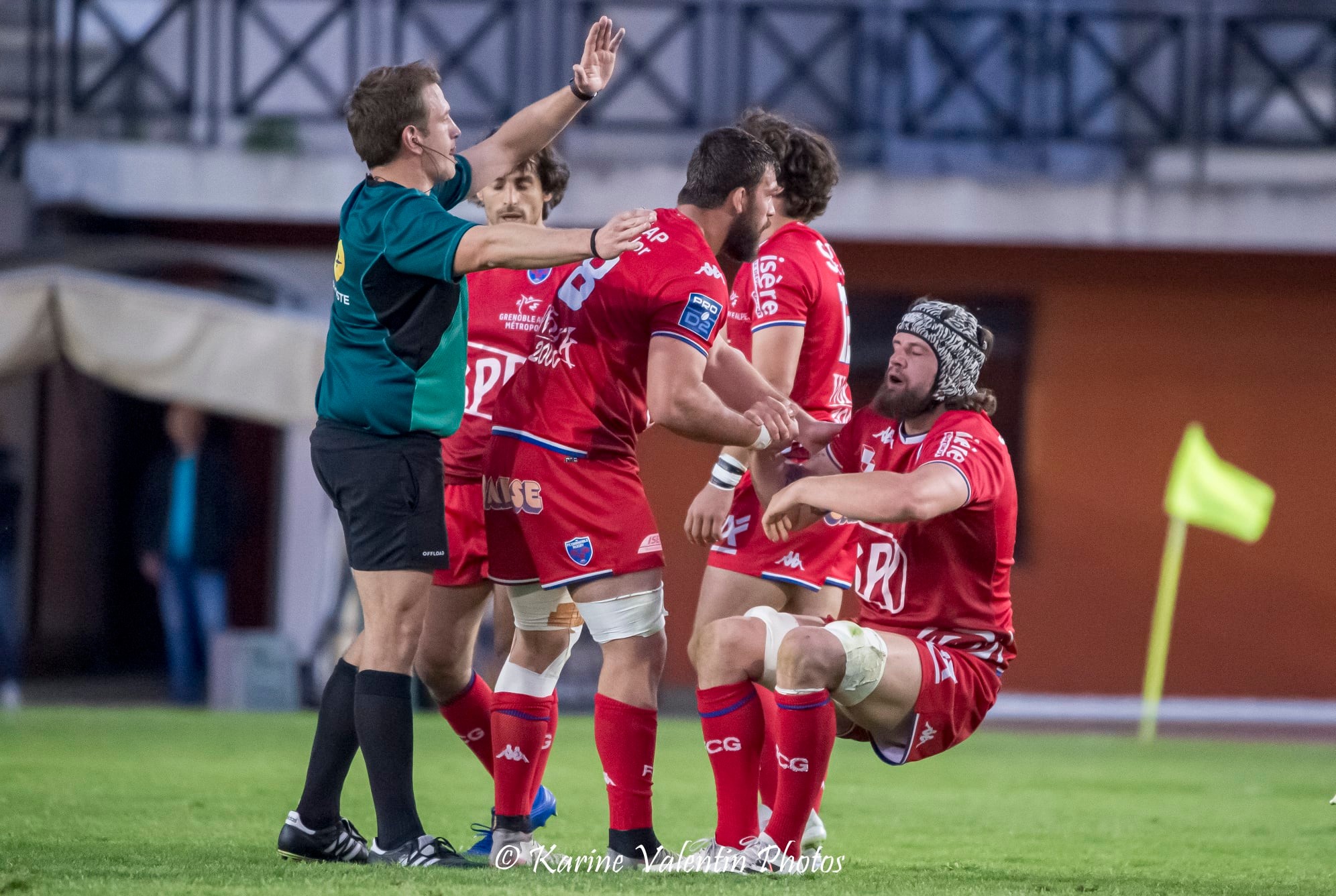 Thomas LAINAULT -  Racing Club Narbonnais - FC Grenoble Rugby - Rugby - Narbonne (32) vs (32) Grenoble - 2022 (#NarbonneVsGrenoble2022) Photo by: Karine Valentin | Siuxy Sports 2022-04-15