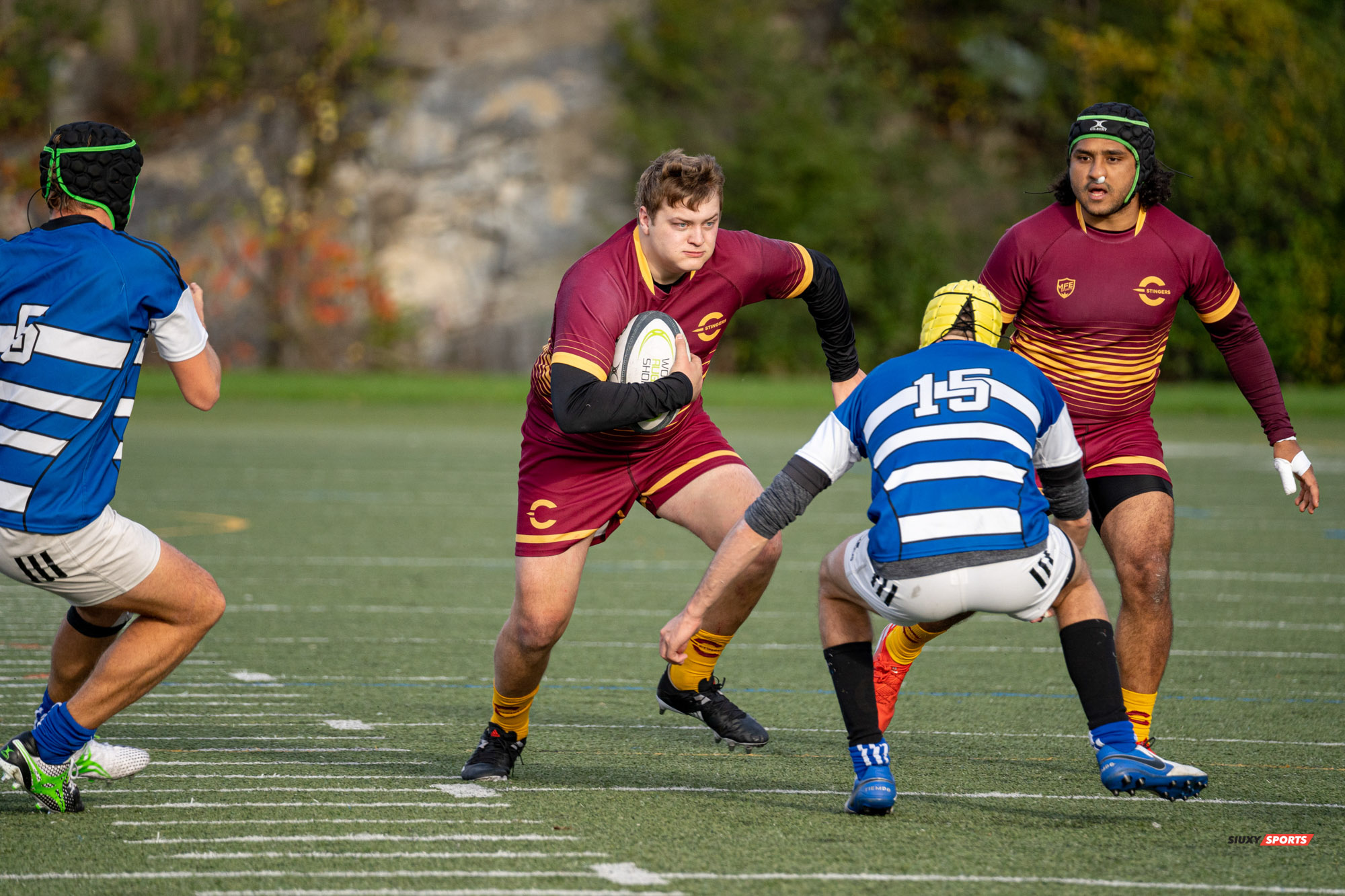 Laurence-Olivier BELLEY - Alexandre LEDUC -  Université de Montréal - Université Concordia - Rugby -  (#UdeMvsConcordia2021M) Photo by:  | Siuxy Sports 2021-10-23