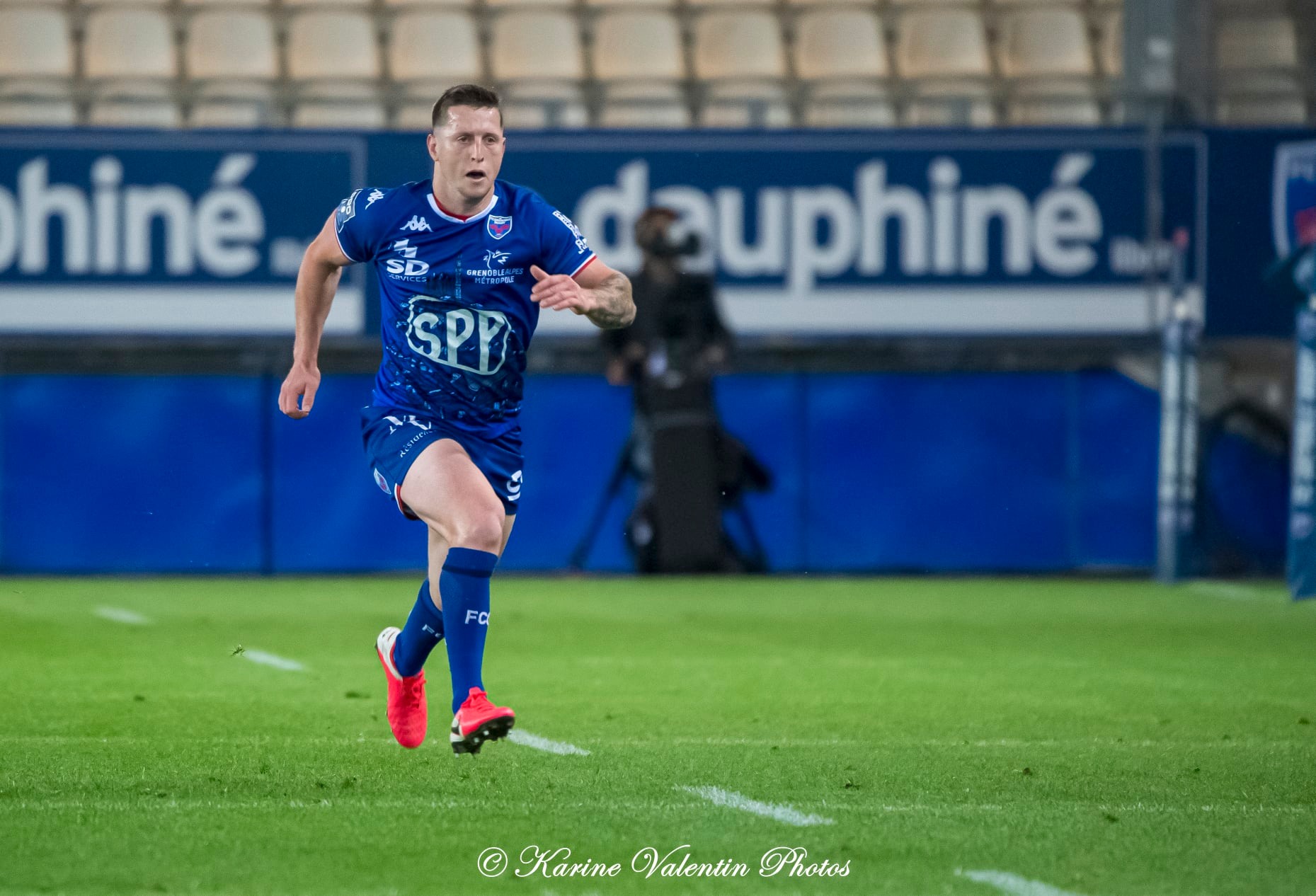 Jérémy VALENÇOT -  FC Grenoble Rugby - US Carcassonne - Rugby - Grenoble (28) vs (23) Carcassonne (#FCGRvsUSC2022) Photo by: Karine Valentin | Siuxy Sports 2022-04-22
