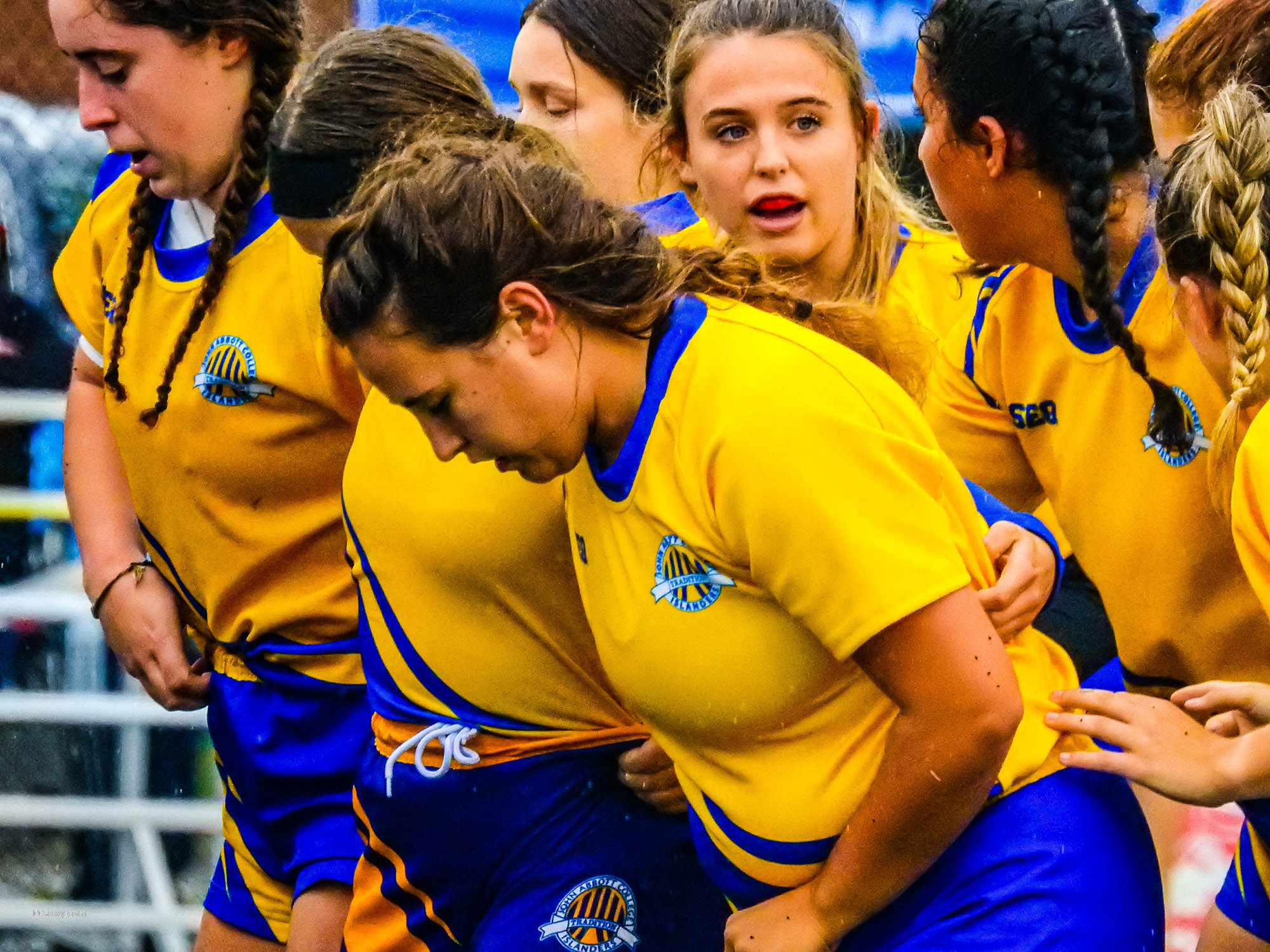 Lauren MURPHY - Peyton STOCK -  College John Abbott -  - Rugby -  (#AbbottvsDawsonW2021) Photo by:  | Siuxy Sports 2021-10-03
