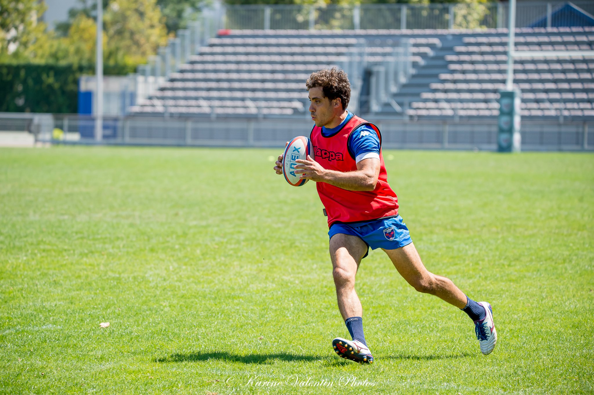 Lucas DUPONT -  FC Grenoble Rugby -  - Rugby - ENTRAINEMENT FCG DU 9 AOUT 2022 (#FCG4entrainement2022) Photo by: Karine Valentin | Siuxy Sports 2022-08-09