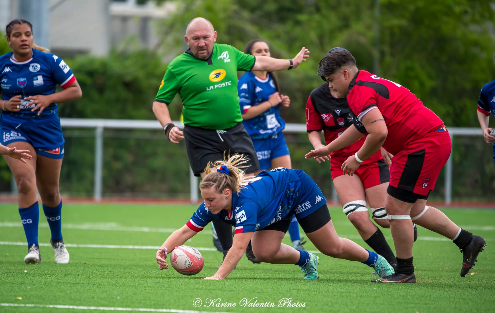  FC Grenoble Rugby - Lyon Olympique Universitaire - Rugby - U18 FCG Amazones (52) vs (0) LOU (#U18AmazonesVsLOU) Photo by: Karine Valentin | Siuxy Sports 2022-04-23