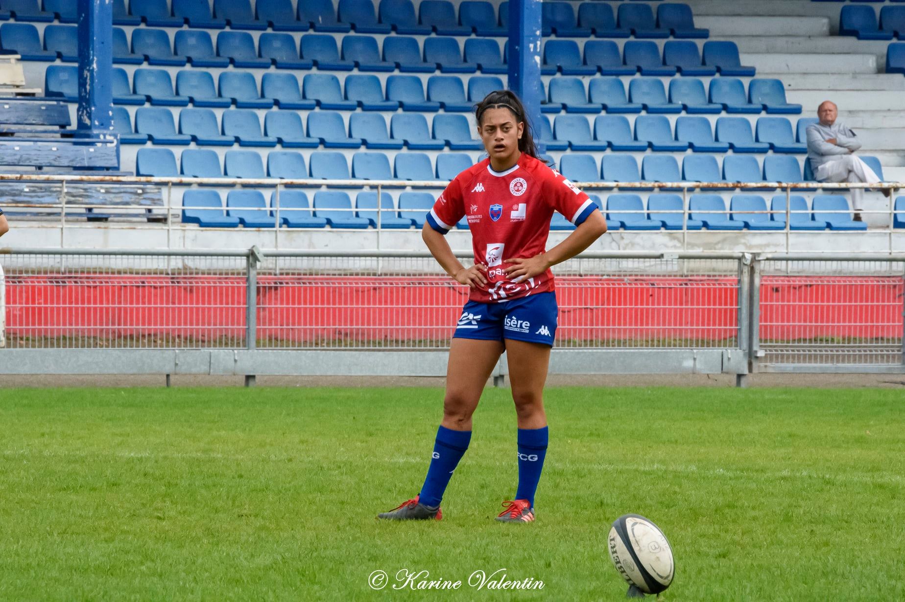 Taïna MAKA -  FC Grenoble Rugby -  - Rugby - FC Grenoble VS Toulouse (#GrenobleVsToulouse2021sep) Photo by: Karine Valentin | Siuxy Sports 2021-09-26