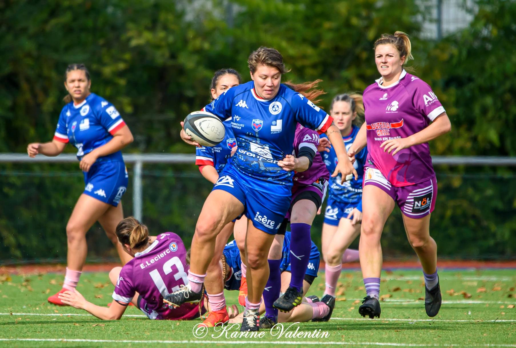  FC Grenoble Rugby - US Bressane Pays de l'Ain - Rugby - Grenoble Amazones vs Bourg en Bresse - F1 (#AmazonesVsUSBPA2021oct) Photo by: Karine Valentin | Siuxy Sports 2021-10-10