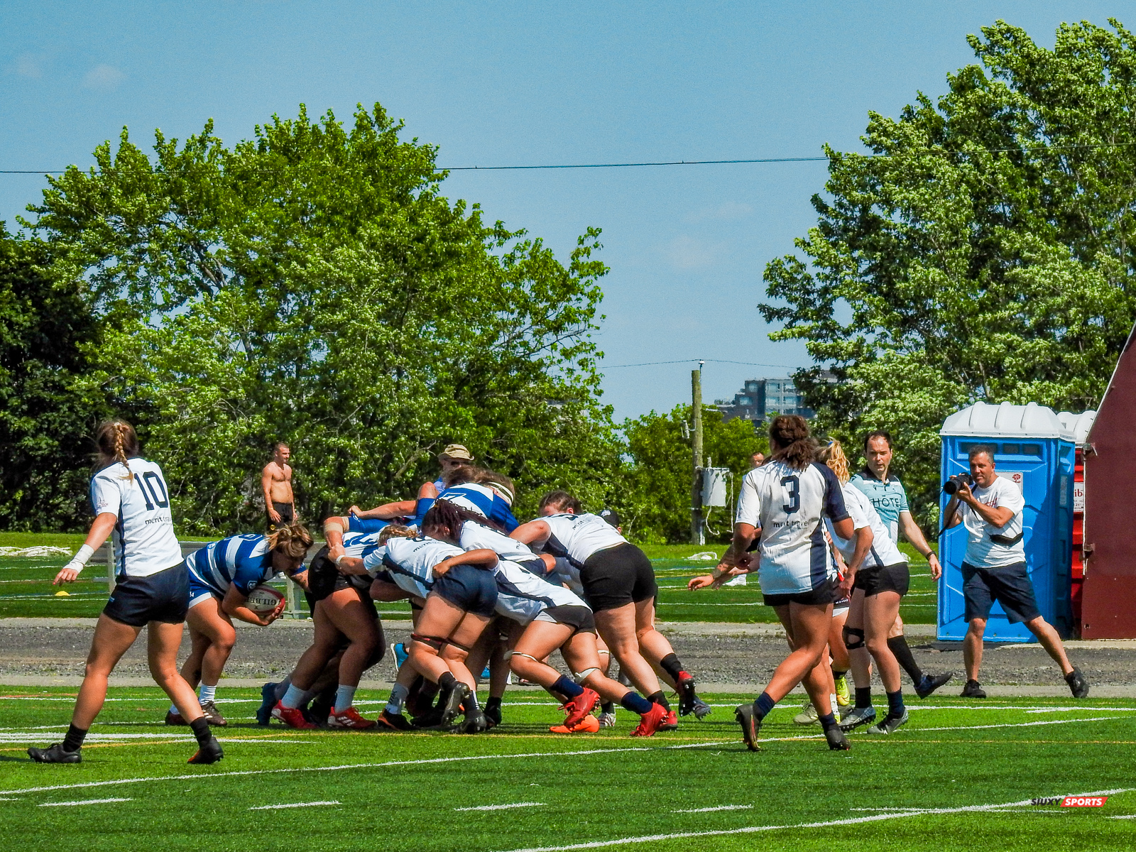 Juan ALCHOURRON - Danny O'SHEA -  Équipe féminine - Rugby Québec - Ontario Blues (w) - Rugby - RUGBY QUÉBEC (96) VS (0) ONTARIO BLUES - RUGBY FÉMININ XV SR - REEL A1 (#RugbyFemQCvON2022ReelA1) Photo by: Emilie Alchourron | Siuxy Sports 2022-07-02
