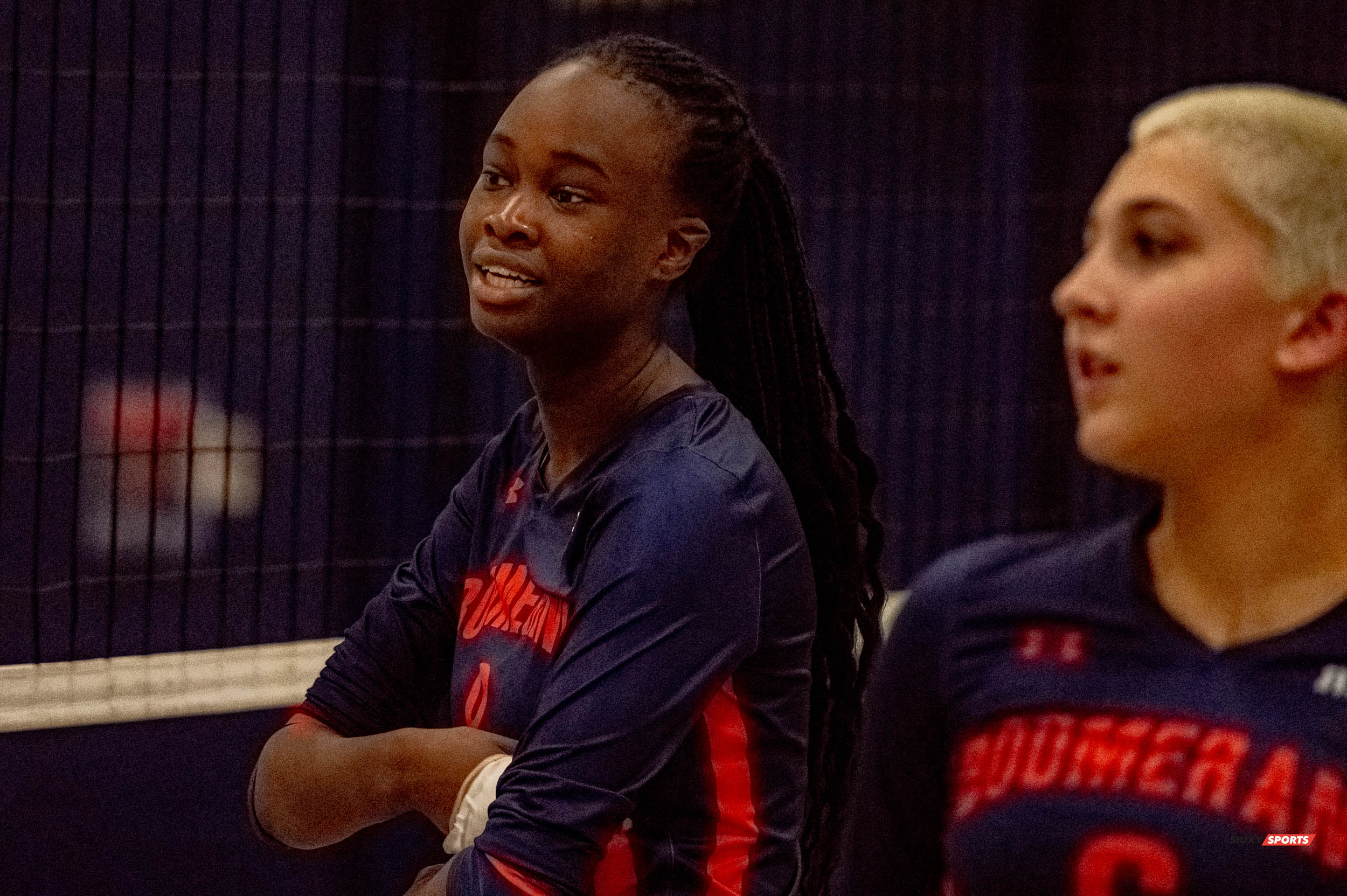 Maryam FATI - Camille LAMONTAGNE -  Cégep André Laurendeau -  - Volleyball -  (#VolleyFemCALvsCMV) Photo by:  | Siuxy Sports 2021-11-22