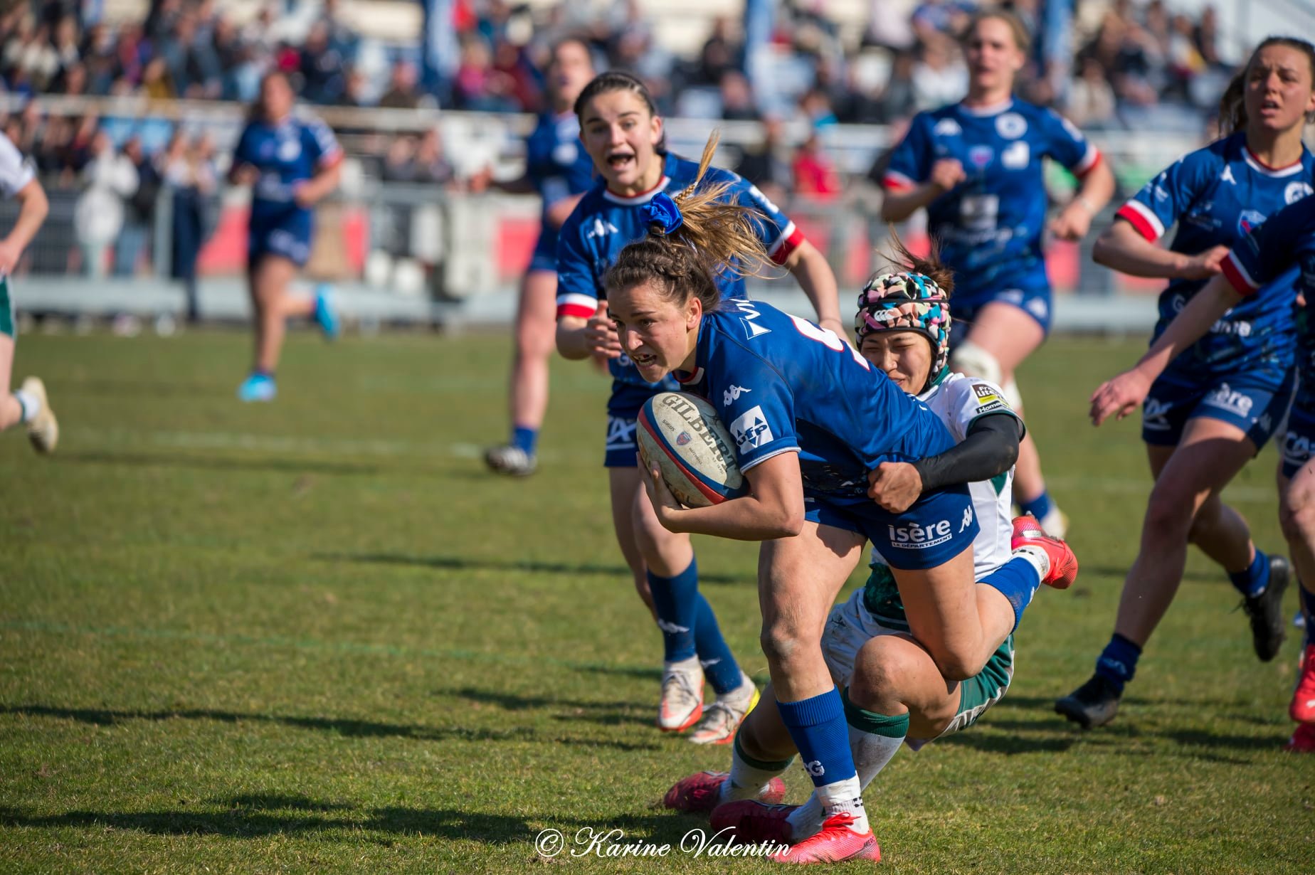  FC Grenoble Rugby - Section Paloise - Rugby - Grenoble Amazones vs PAU Lons (#FCGVsSectPaloise2022) Photo by: Karine Valentin | Siuxy Sports 2022-03-06