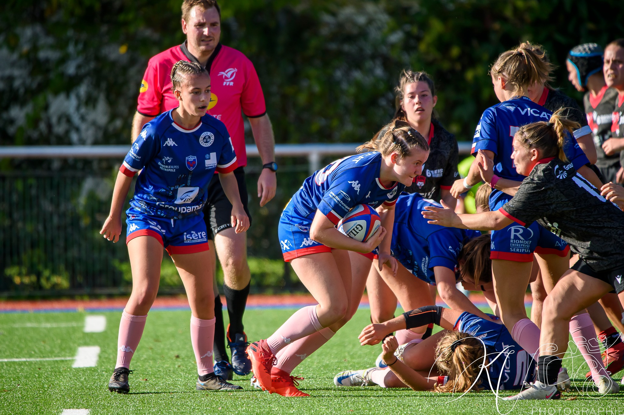  FC Grenoble Rugby - Lyon Olympique Universitaire - Rugby - Match Amical U18 - FCG Amazones vs LOU (#U18FCGLOU2022) Photo by: Karine Valentin | Siuxy Sports 2022-10-22