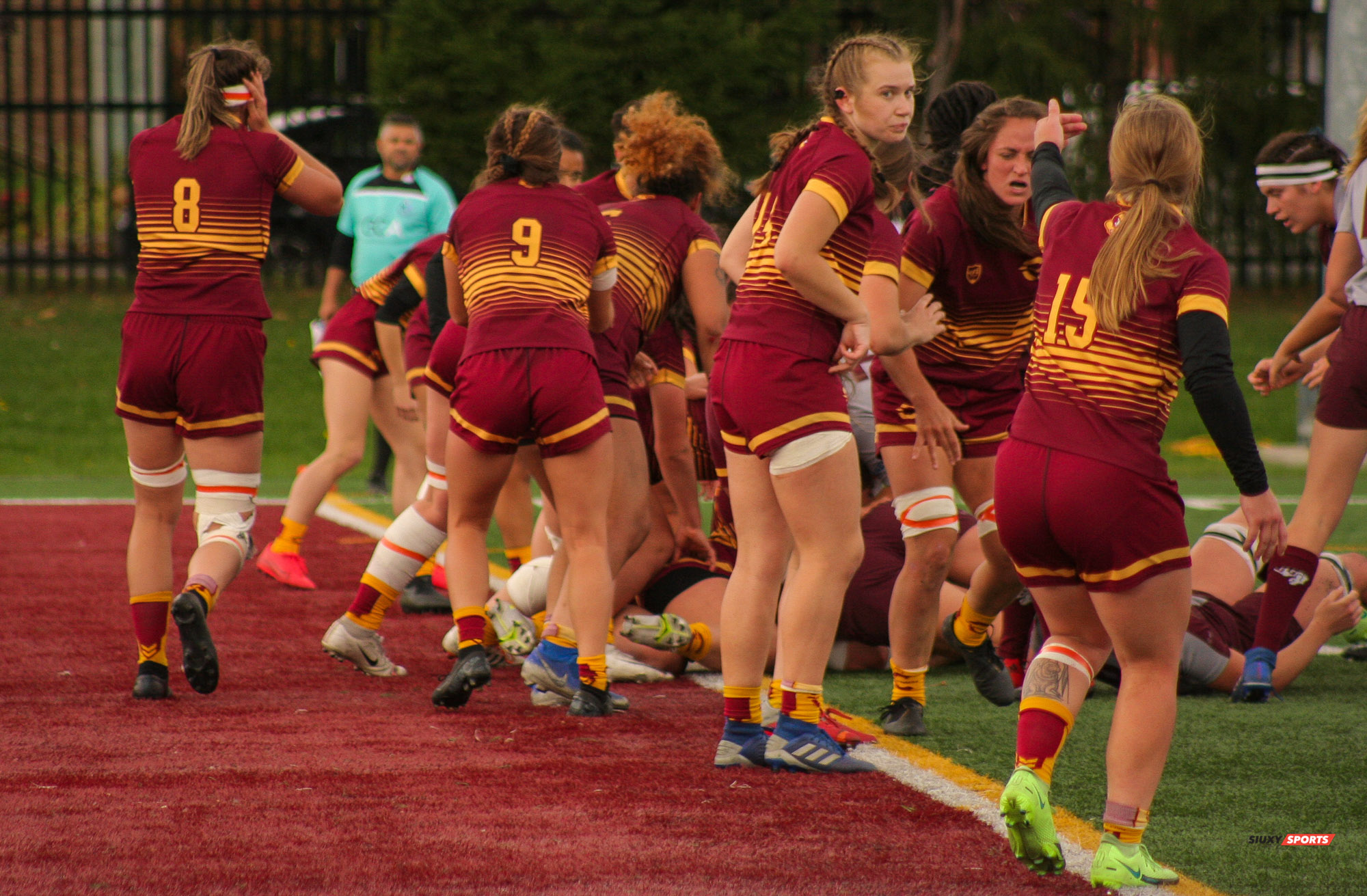 Andrei MOISA - Kelsey SYLVESTER -  Université Concordia - Université Ottawa - Rugby -  (#ConcordiaVsOttawa2021w) Photo by:  | Siuxy Sports 2021-10-17