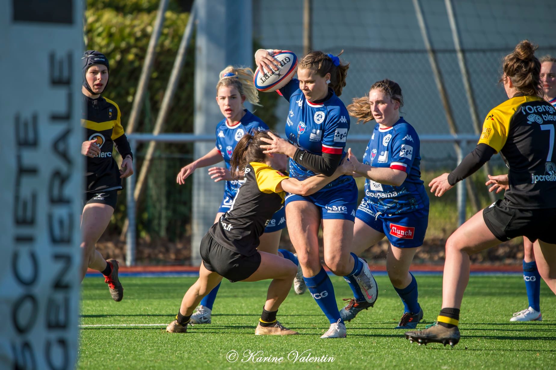  FC Grenoble Rugby - Stade Olympique de Chambéry rugby - Rugby - FC Grenoble (76-7) SOC Rugby - Féd1 (#AmazonesVsSOC2022) Photo by: Karine Valentin | Siuxy Sports 2022-02-27